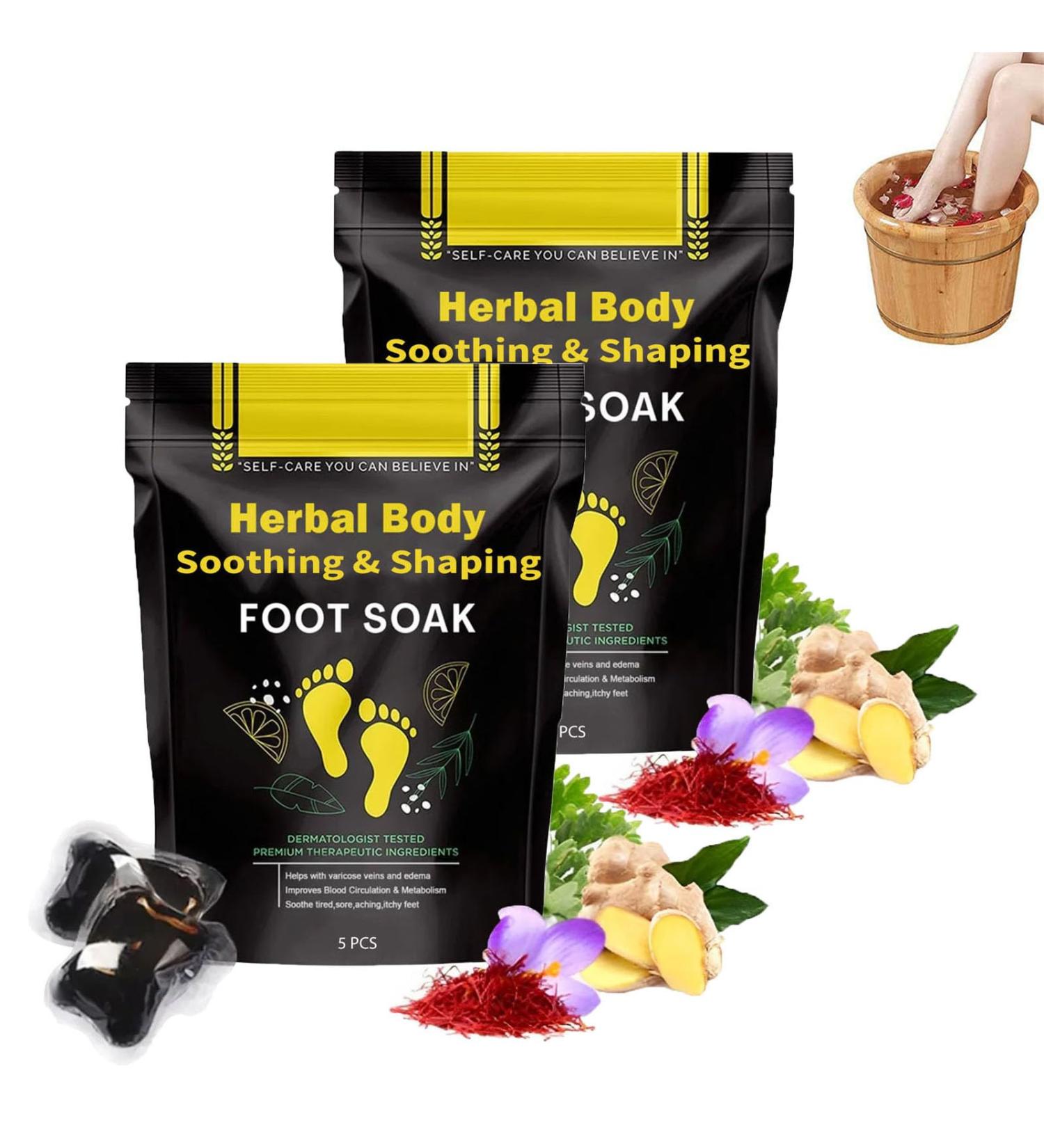 Fulvic Soak Detox Parasite Bath Herbal Foot Cleansing Soak Beads Lympatic Drainage Ginger Foot Soak Body Det_ox Foot Soak Beads Botanical Cleansing Foot Soak Beads (2bag) - Buy Online on SooperMarket.com
