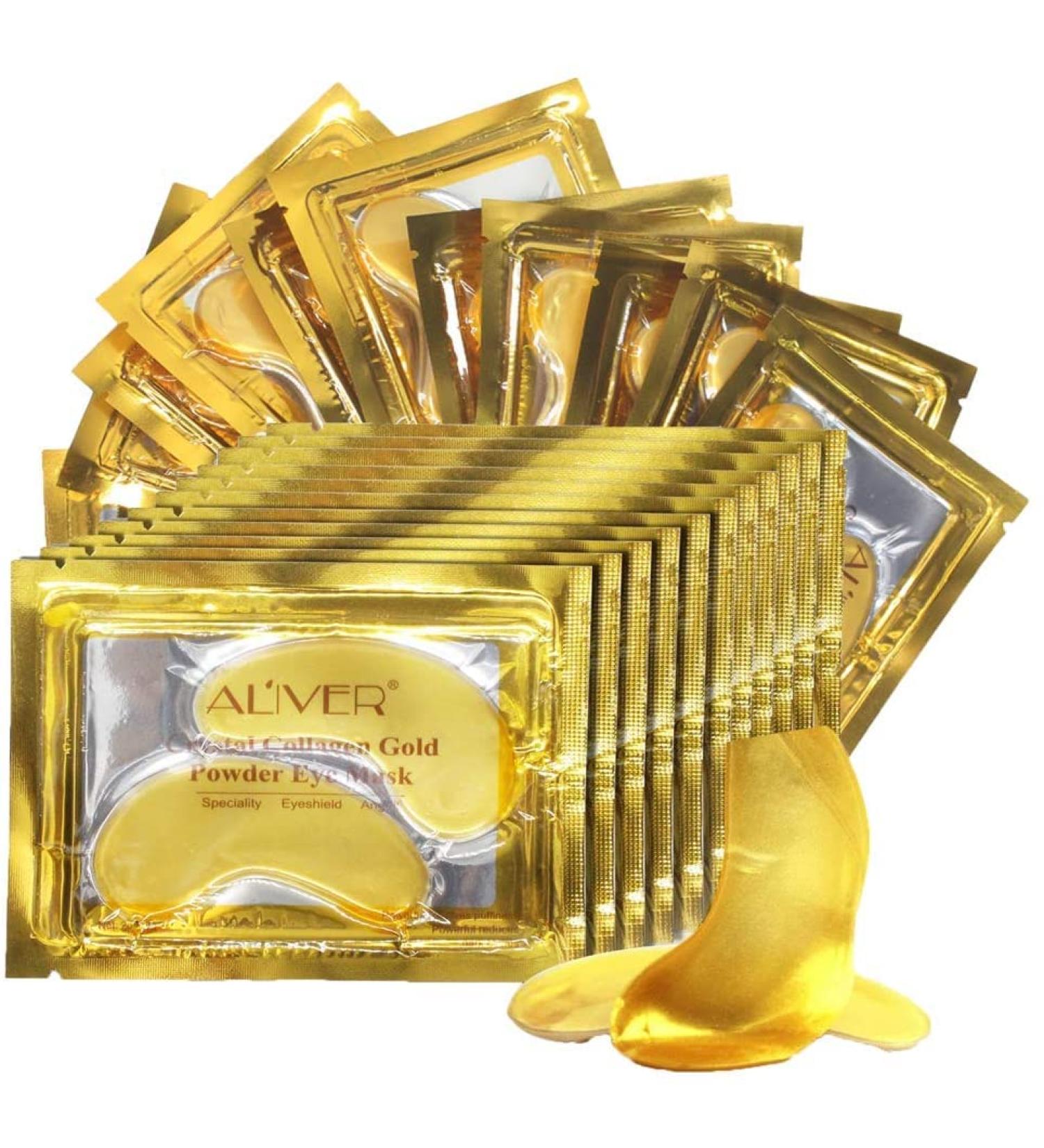 Collagen Under Eye Masks - 25 Pairs for Anti-Aging, Wrinkle Reduction, Dark Circles, and Puffy Eyes - Skincare Treatment for Men and Women - Buy Online on SooperMarket.com