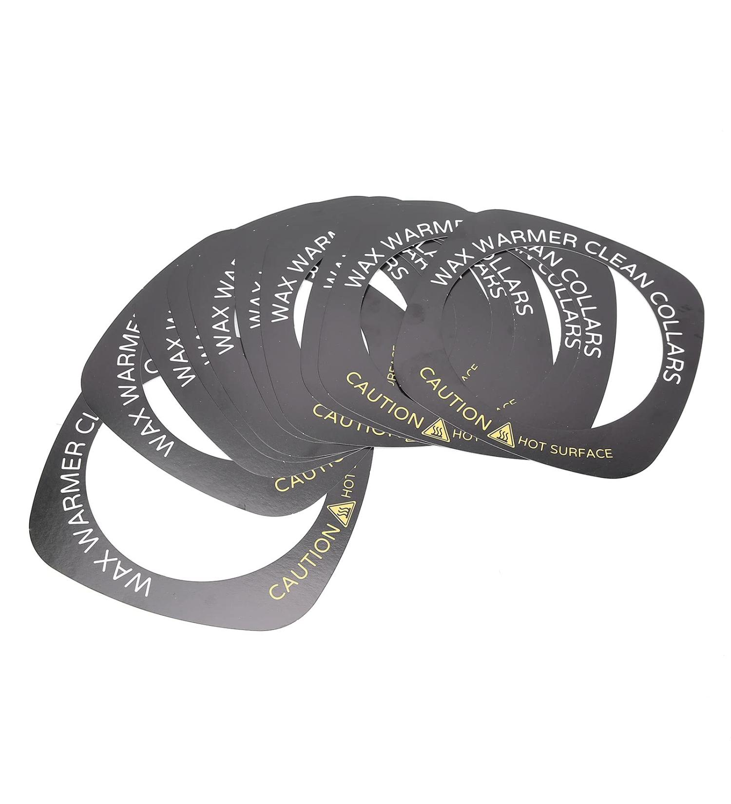 10 Pieces Wax Warmer Collar - Heat-Resistant Protection Rings for Professionals | Square Shape Accessories - Buy Online on SooperMarket.com