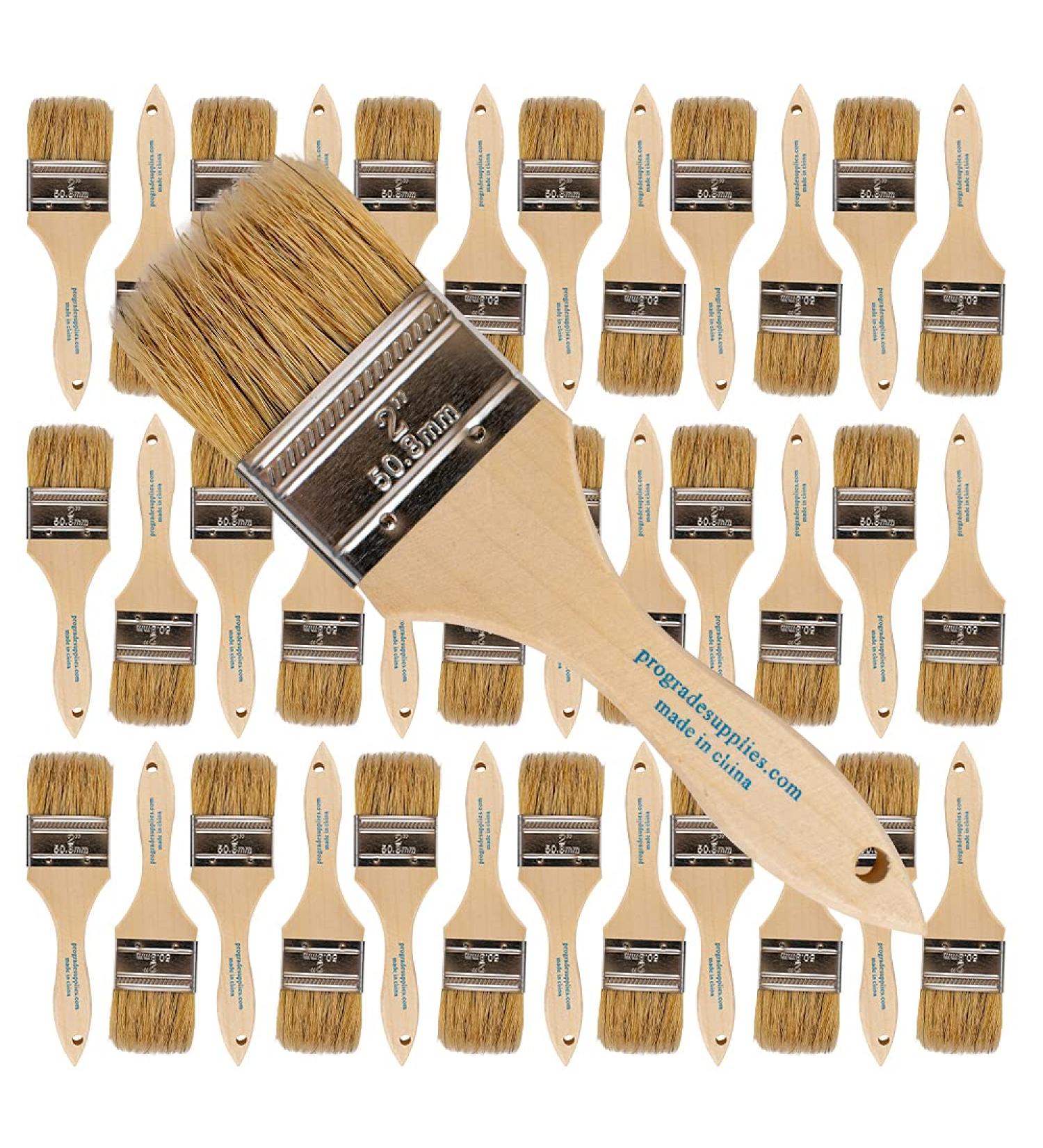Pro Grade Chip Paint Brushes - 36 Pack of 2 Inch Brushes - Buy Online on SooperMarket.com