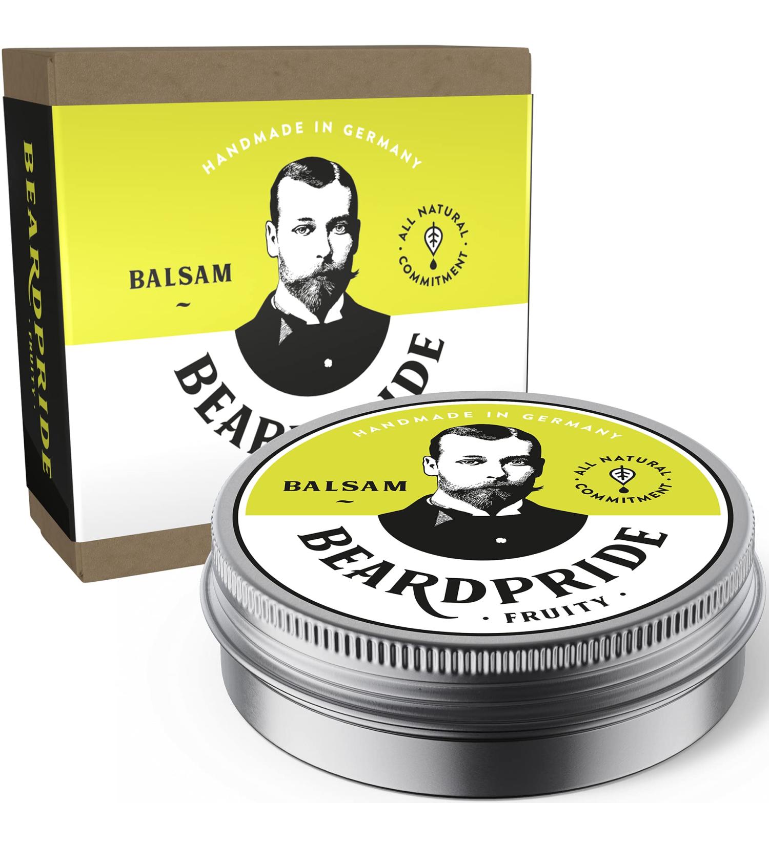 Beardpride Bart Balsam - Vegan Beard Balm for Men | Natural Shea Butter | 55g Gift for Beard Care - Buy Online on SooperMarket.com