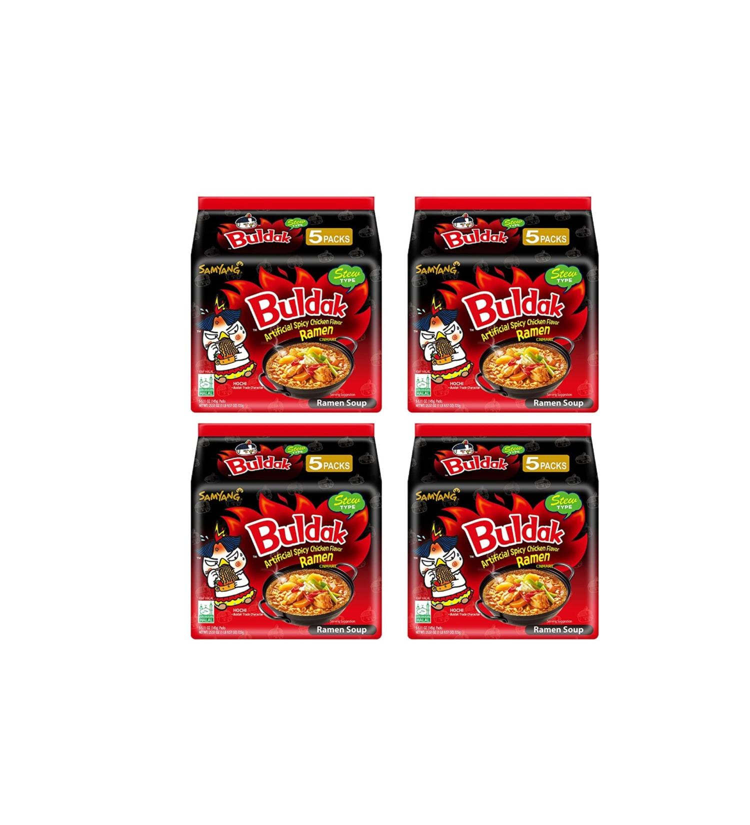 Samyang Buldak Stew Type Hot Chicken Noodle Challenge Ramen (Pack of 20) by CNMART - Buy Online on SooperMarket.com