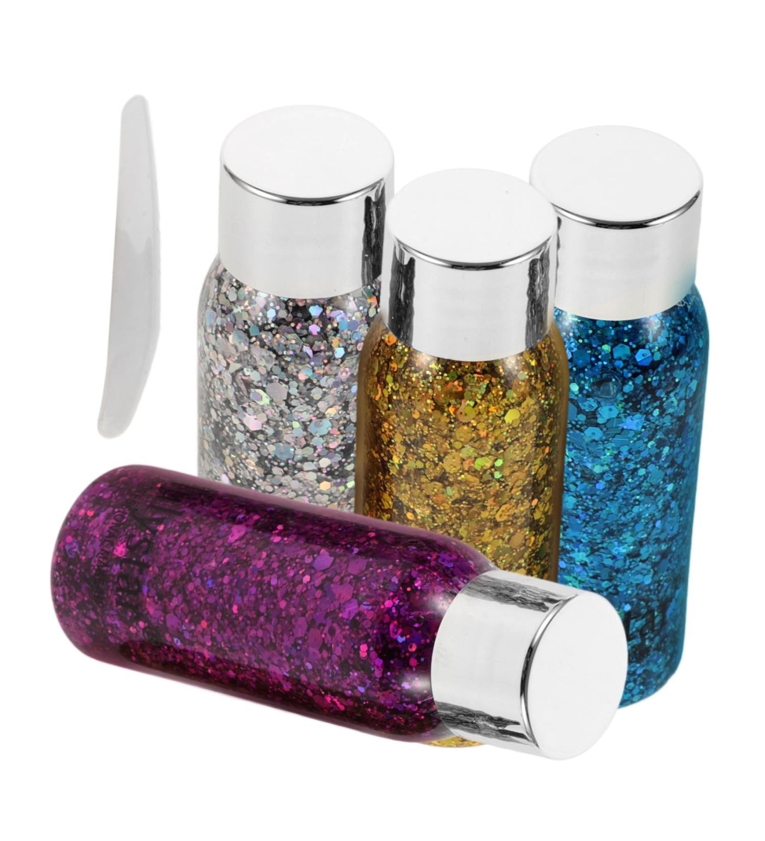 FOYTOKI 4pcs Set Colorful Eye Shadow Eyeshadow Glitter Festival Glitter Body Glitter Spray Liquid - Buy Online on SooperMarket.com