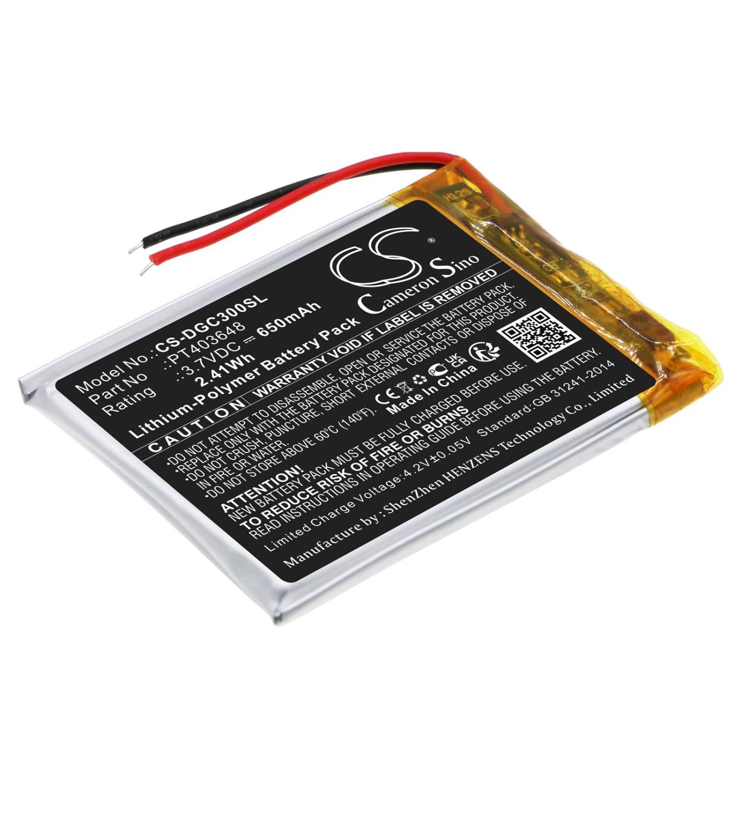 Battery Replacement for De AH-GC30 PT403648 | Long-lasting Power for Your Devices - Worldwide Shipping Available - Buy Online on SooperMarket.com