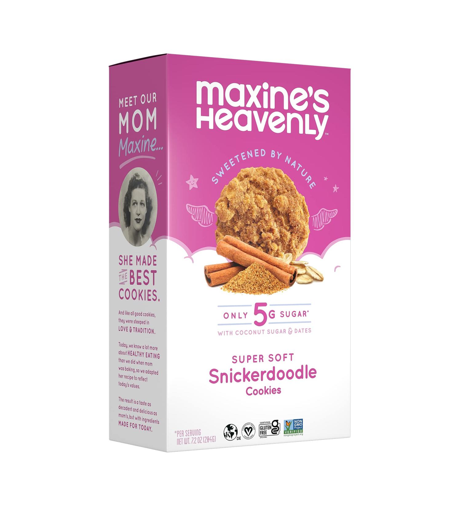 Maxine's Heavenly Soft-Baked Snickerdoodle Cookies - 7.2 oz (204g) | Gluten-Free Treat - Buy Online on SooperMarket.com