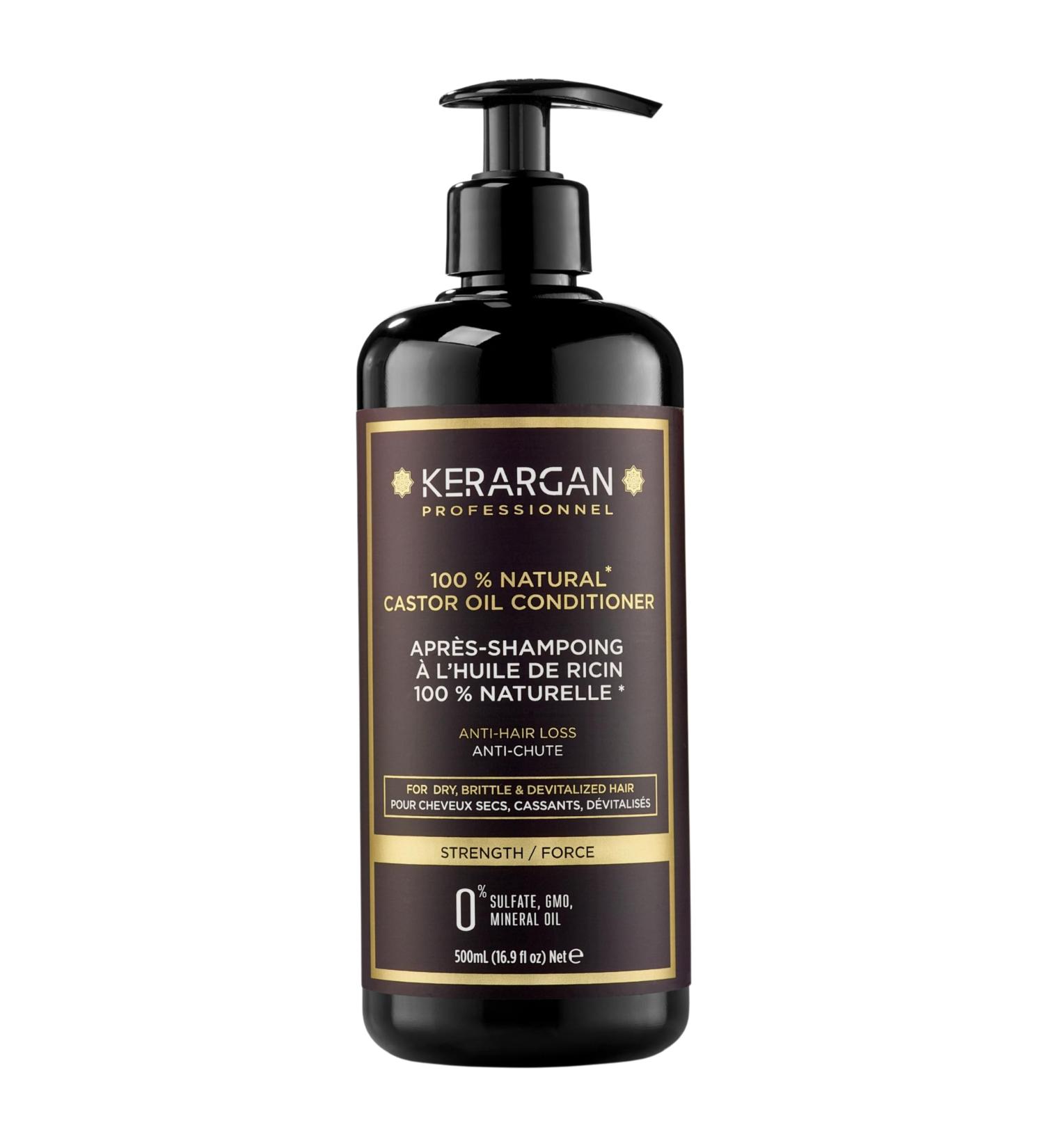 Kerargan Hair Rinse - Nourishing Castor & Argan Oil Free from Sulfates & Parabens - 500ml - Buy Online on SooperMarket.com