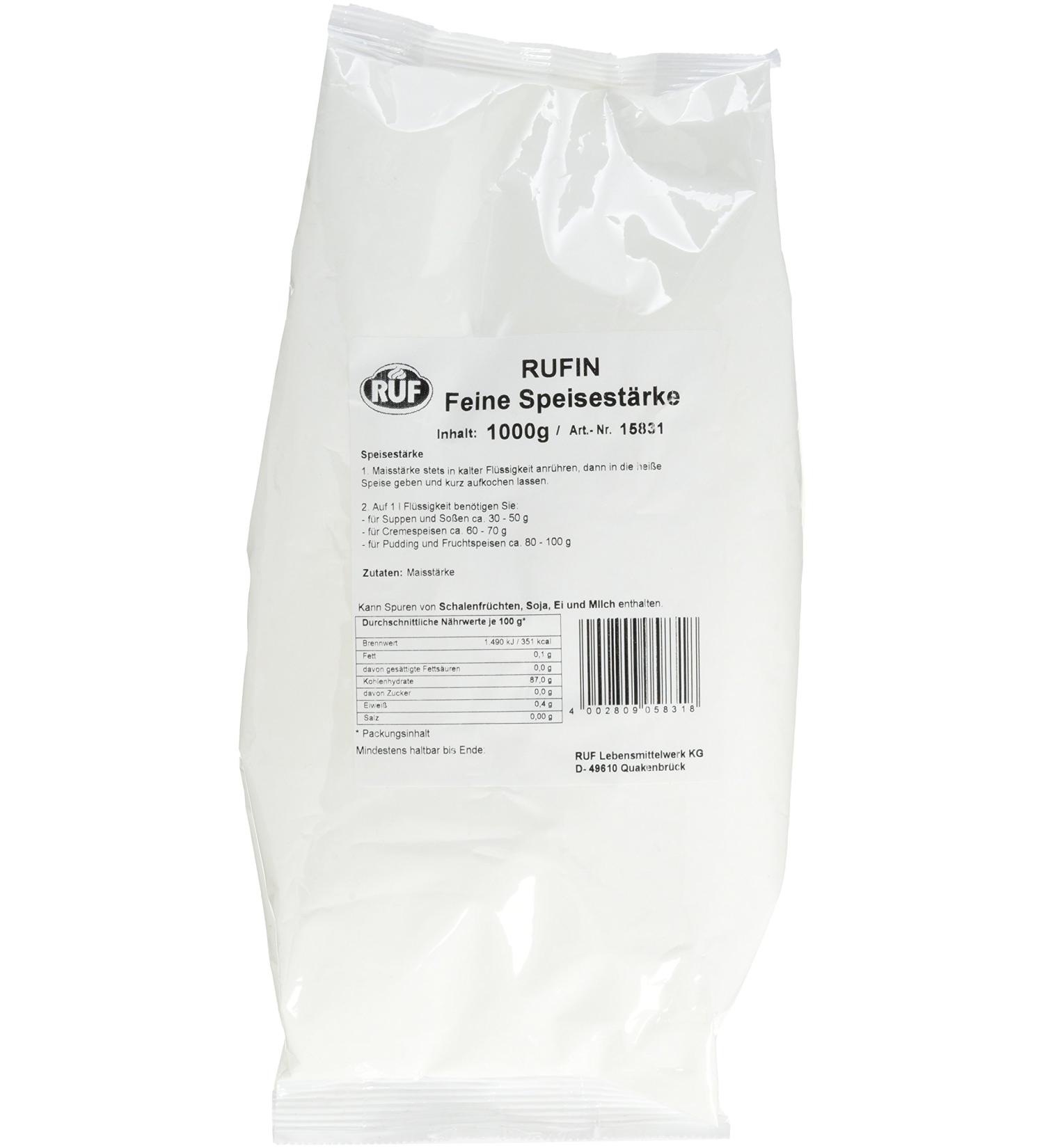 Buy 1000g Cornstarch - Gluten-Free Thickener for Sauces Soups & Baking | Large Packing - Buy Online on SooperMarket.com