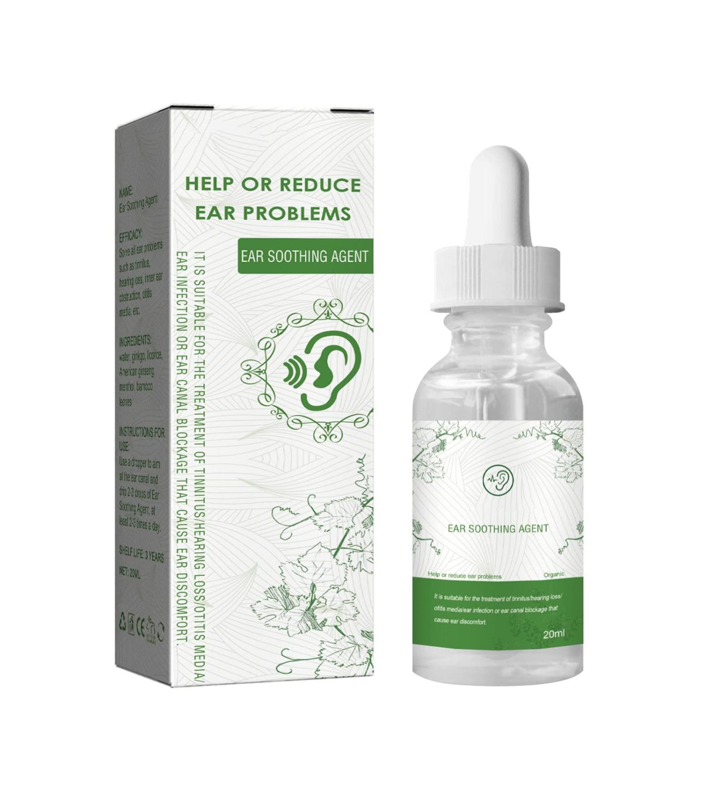 Ear Health Care Drops 20ml for Inner Ear Obstruction, Tinnitus & Discomfort - White Teeth Grills, One Size - Buy Online on SooperMarket.com