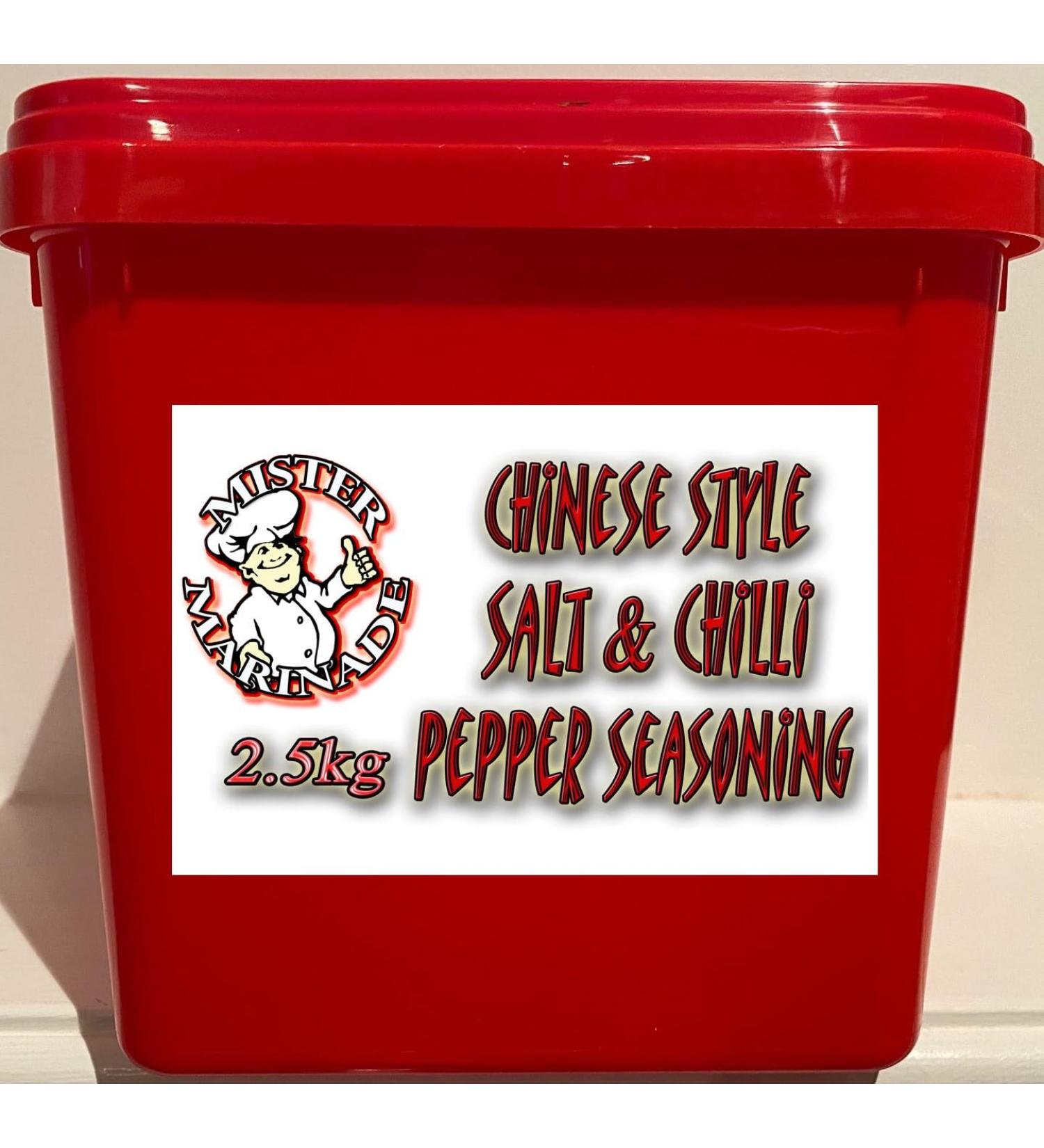 Mister Marinade Chinese Style Salt & Pepper Seasoning Catering Size 2.5kg Red Tub - Pack of 1 - Buy Online on SooperMarket.com