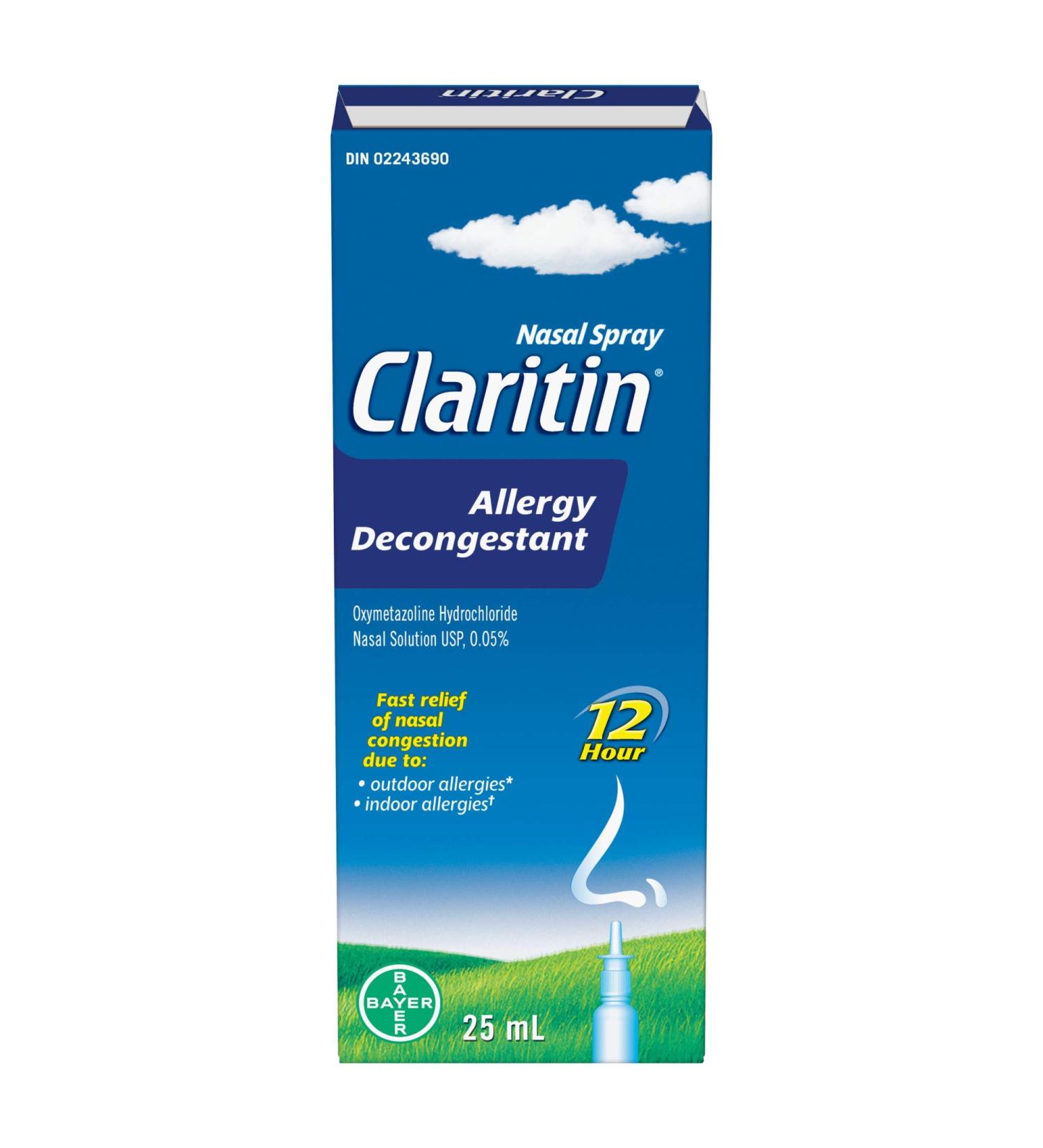 Claritin Allergy Decongestant Nasal Spray Fast Acting Relief 25ml - Buy Online on SooperMarket.com