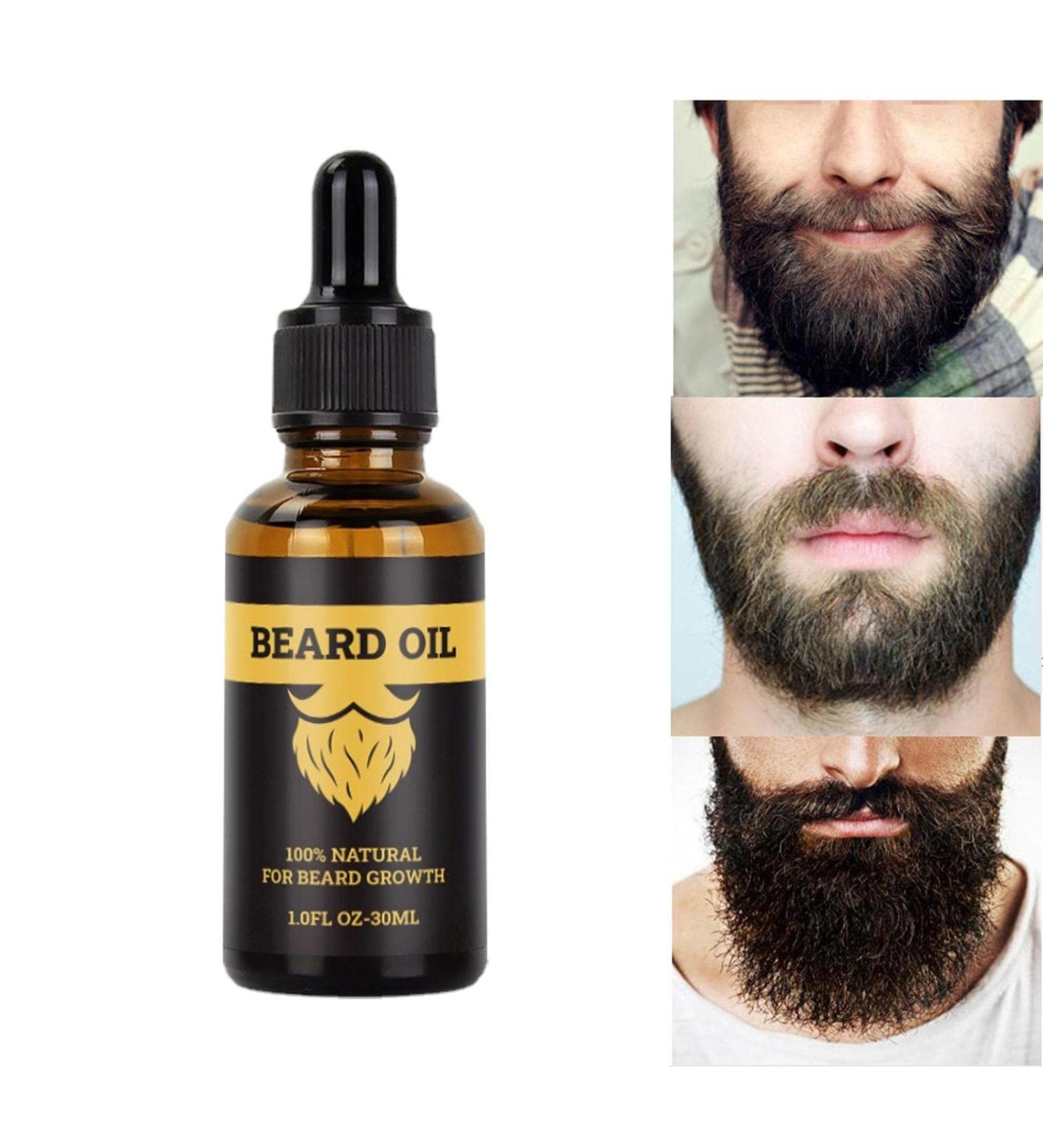 Best Beard Oil for Men | 30ml Organic Growth & Care | Soften & Moisturize Your Beard - Buy Online on SooperMarket.com