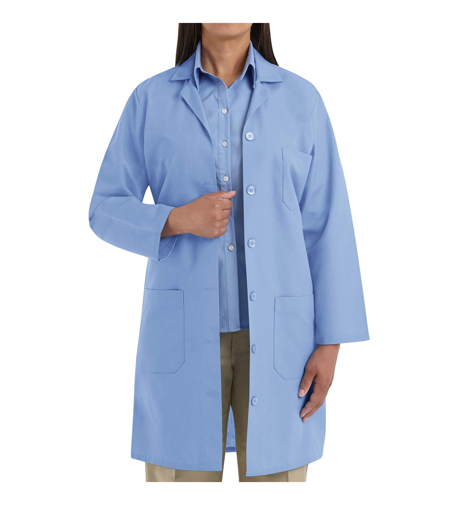 Red Kap Women's Light Blue Lab Coat - Size Small | Shop Now - Buy Online on SooperMarket.com