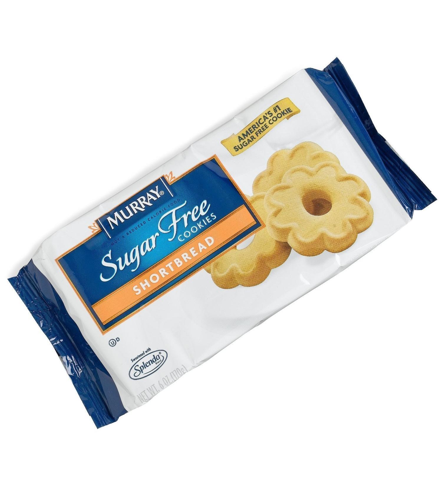 Murray, Sugar Free Cookies Shortbread, 6-Ounce Package (Pack of 4)