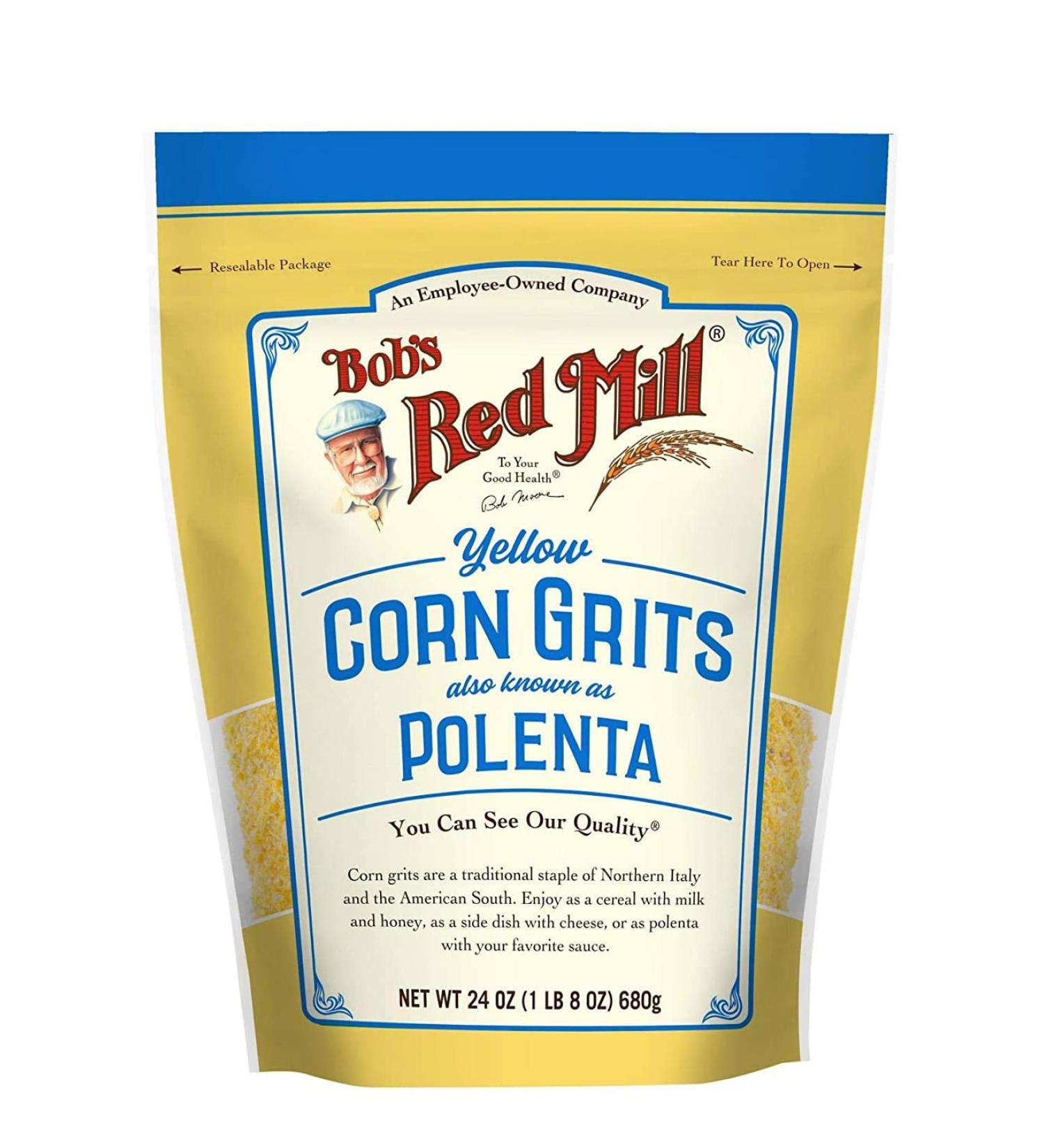 Bob's Red Mill Corn Grits Polenta 24oz - Pack of 2 | Premium Quality Gluten-Free Grains - Buy Online on SooperMarket.com