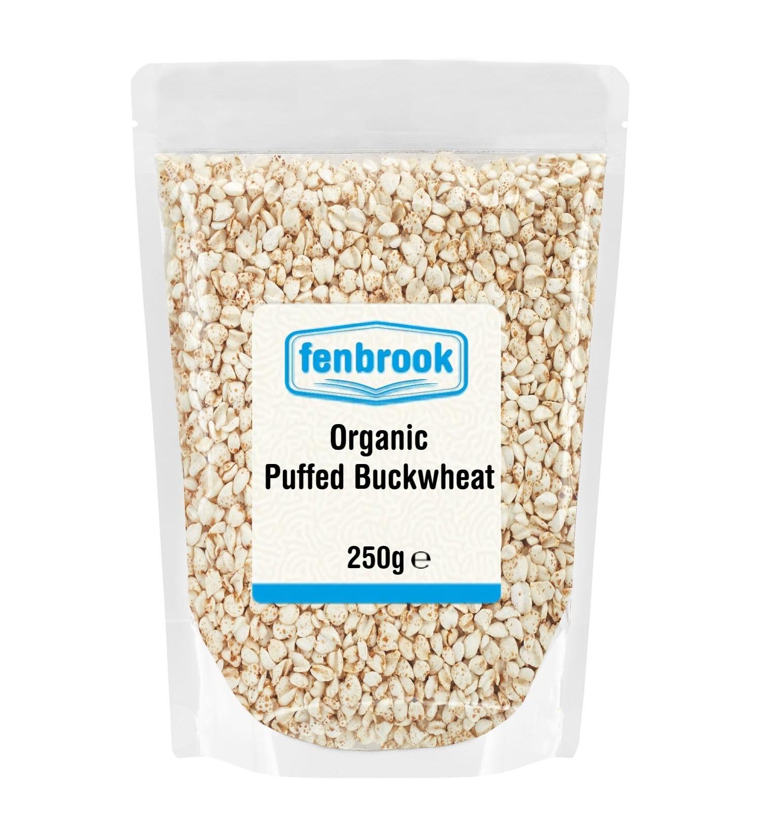 Organic Puffed Buckwheat 250g | Certified Organic by Fenbrook Organic - Buy Online on SooperMarket.com