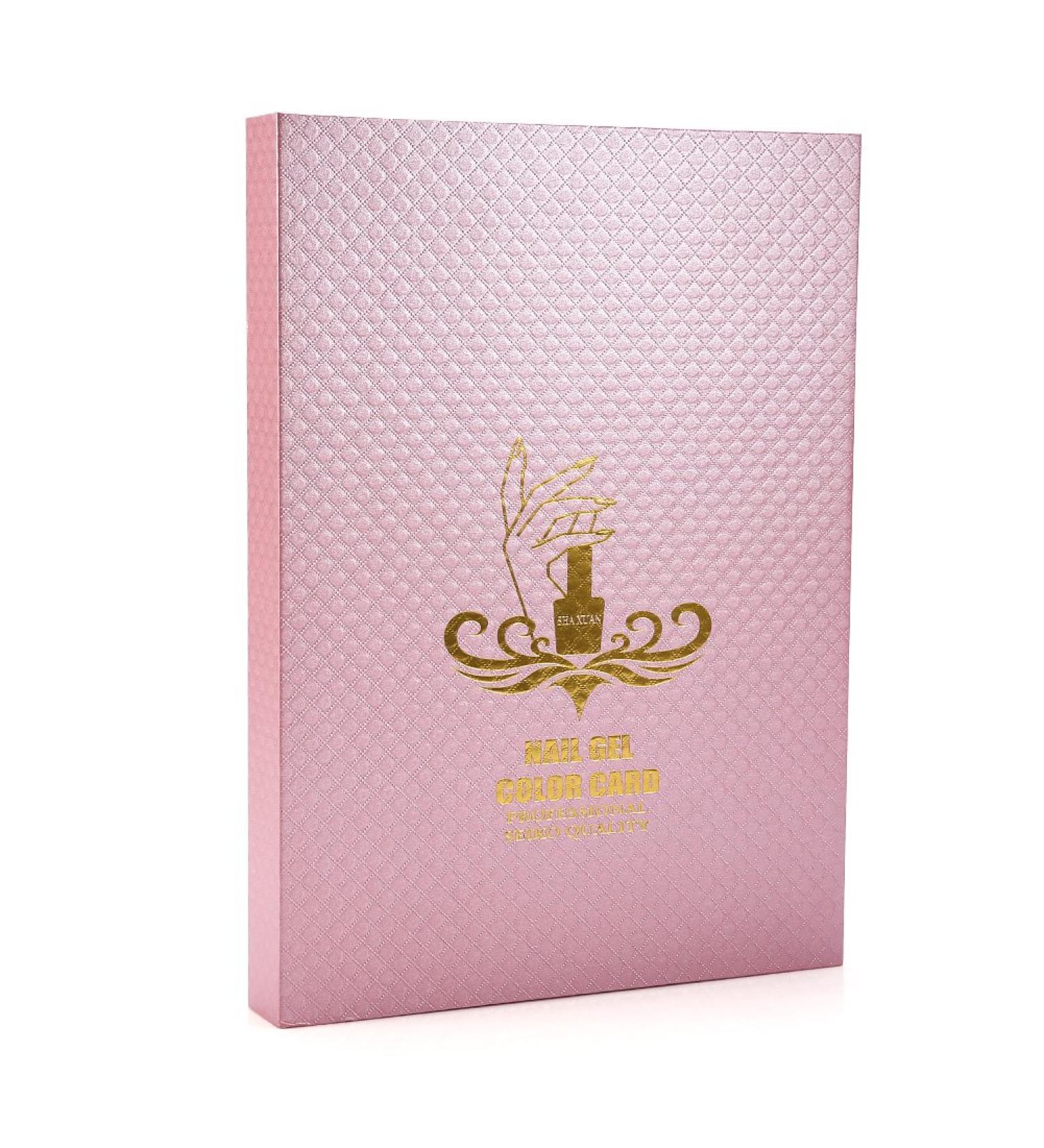 Nail Color Card Viewing Book | 216 Nail Polish Palette & Display Folder | Nail Art Accessories & Presentation Board - Buy Online on SooperMarket.com