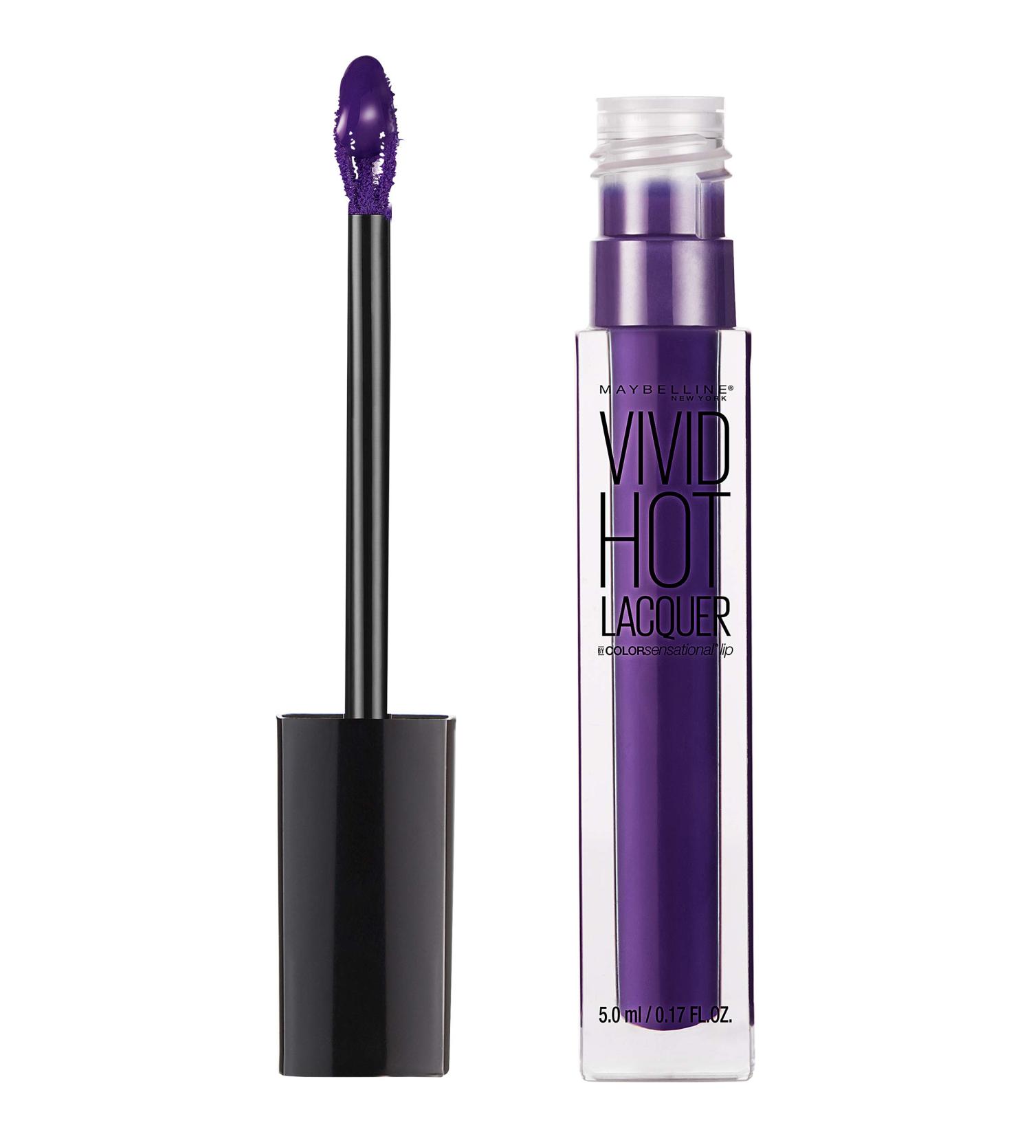 Maybelline Color Sensational Vivid Hot Lacquer Lip Gloss - Royal (0.17 fl. oz.) - Buy Online on SooperMarket.com