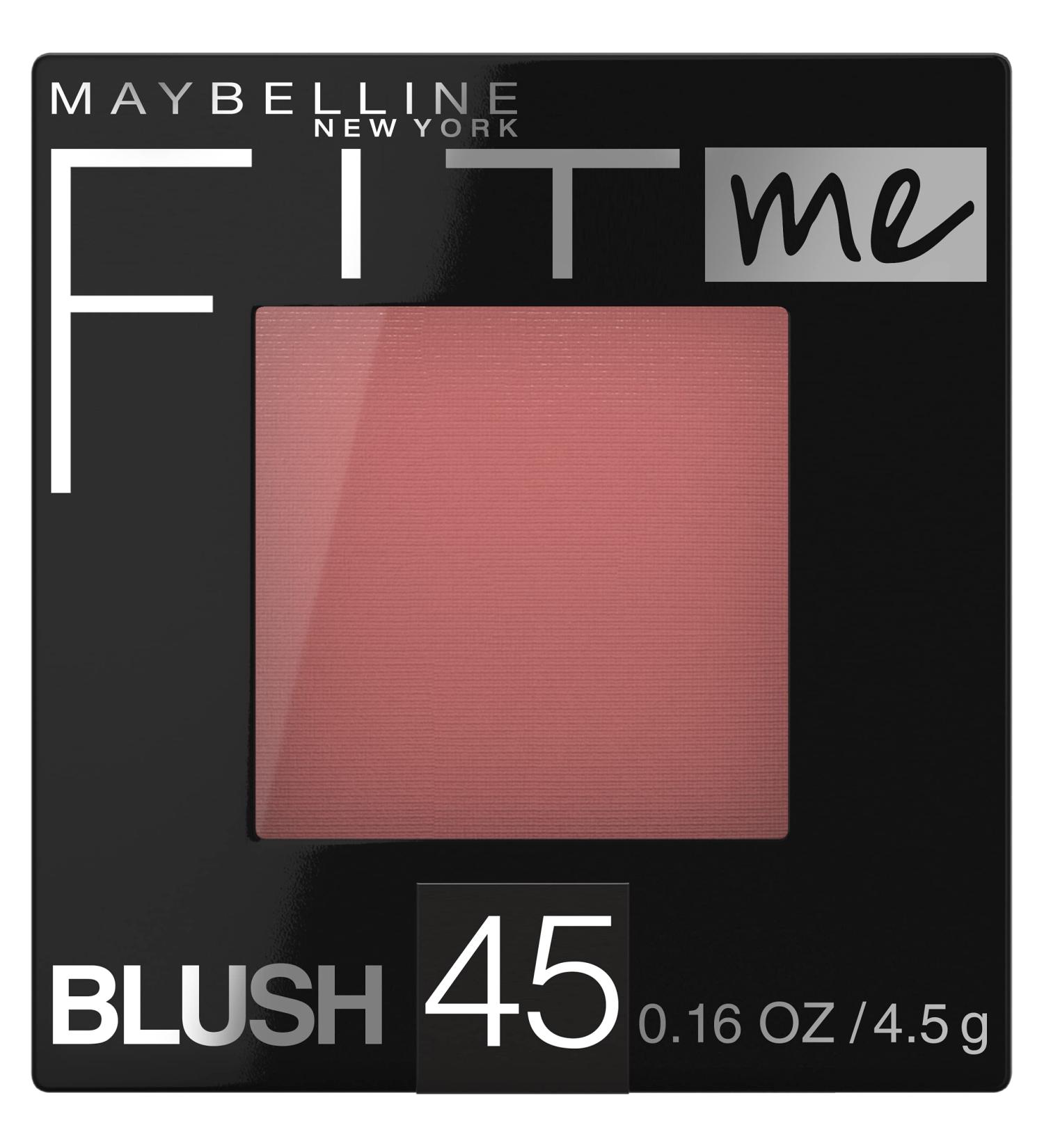 Maybelline Fit Me Blush - Plum - 0.16 fl. oz | Flawless Color & Glow - Buy Online on SooperMarket.com