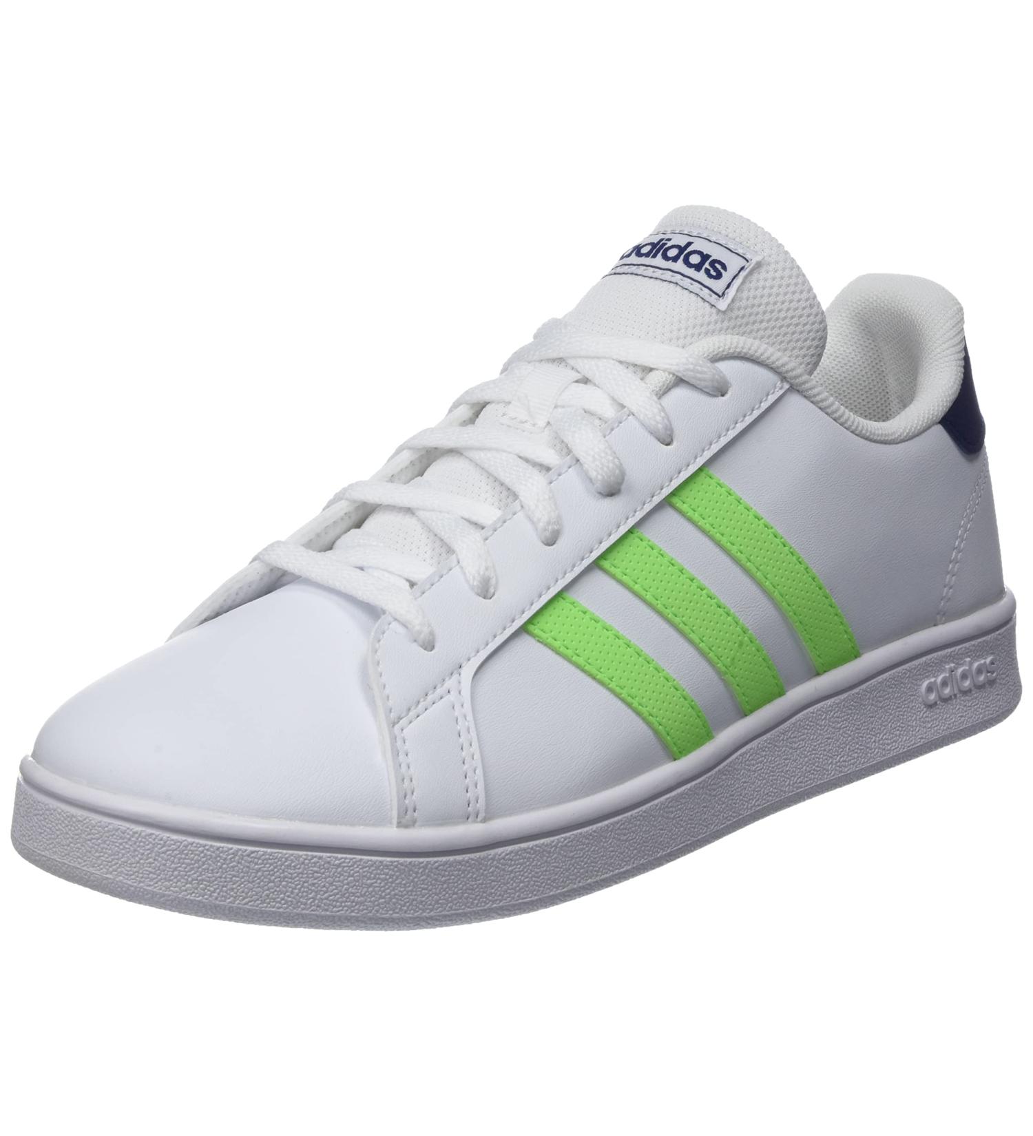adidas Kids Grand Court K Gymnastics Shoes - Ftwbla/Versol/Azuosc - 5 UK - Buy Online on SooperMarket.com