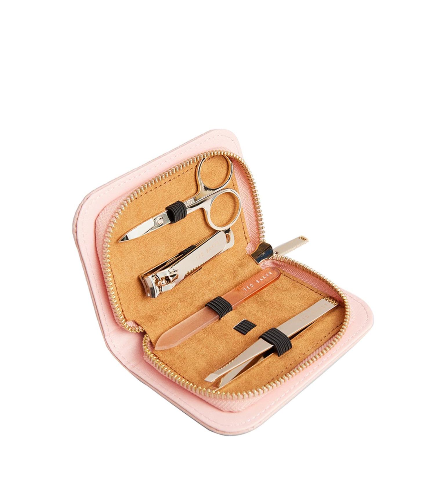 Ted Baker GRAACI Croc Effect Pink Manicure Set - Buy Online on SooperMarket.com