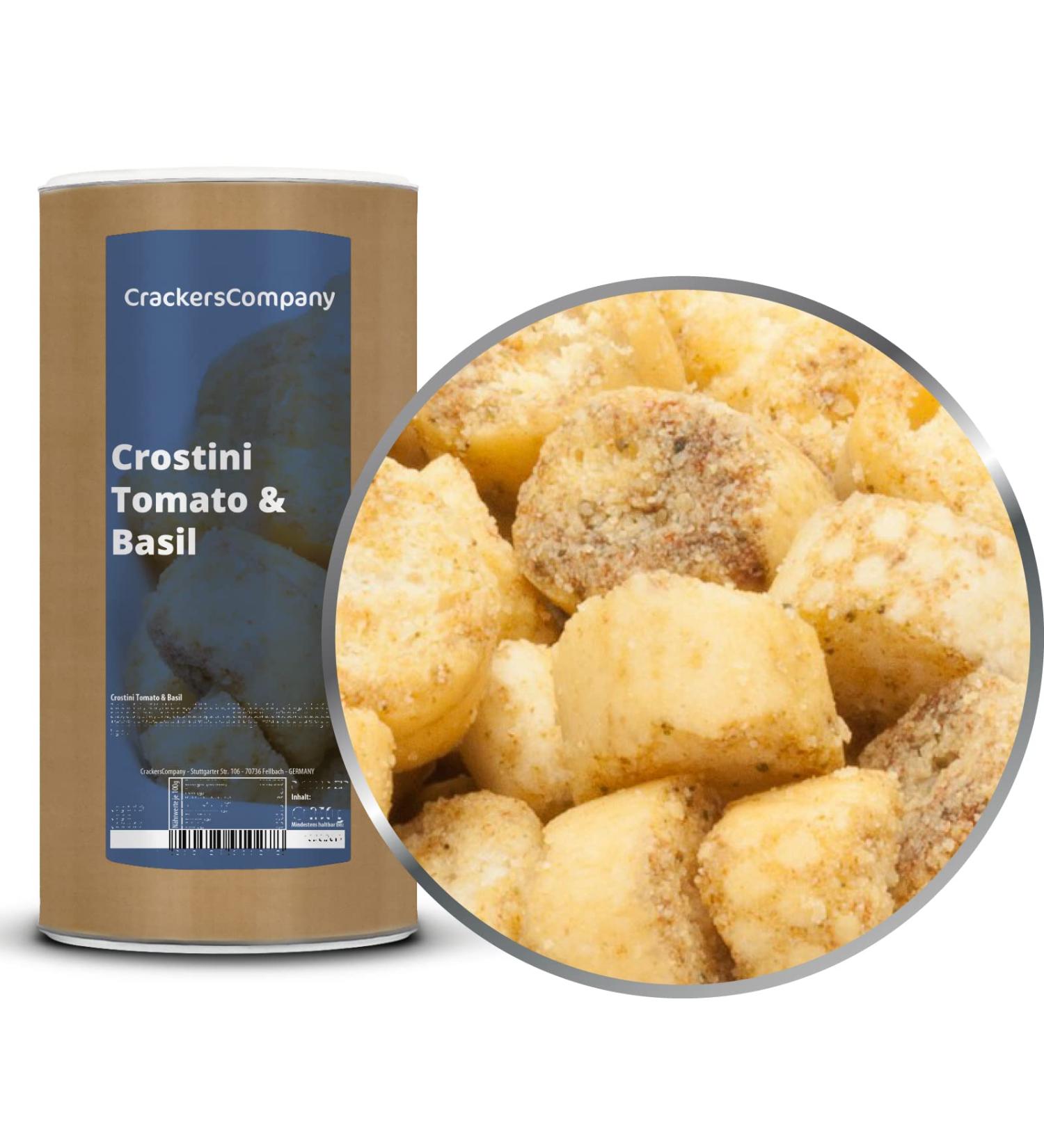 2 x 300g bread cubes Croutons with tomato and basil vegetarian vegan lactose -free crispy crispy 2 x 300g in membrandosis (600g)