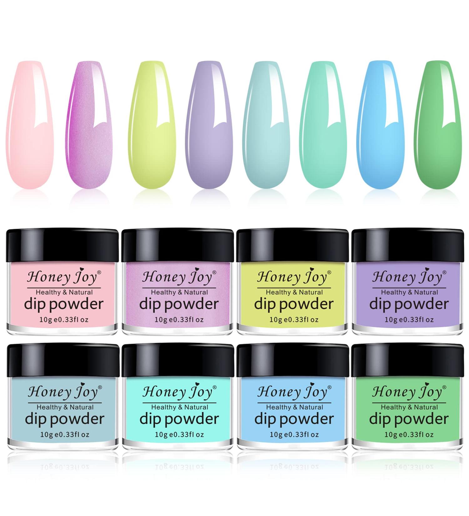 Summer Collection Fine Dipping Powder Kit - 8 Colors Set for Even & Smooth Finish | Nail Color System with Gel Polish Effect - Buy Online on SooperMarket.com