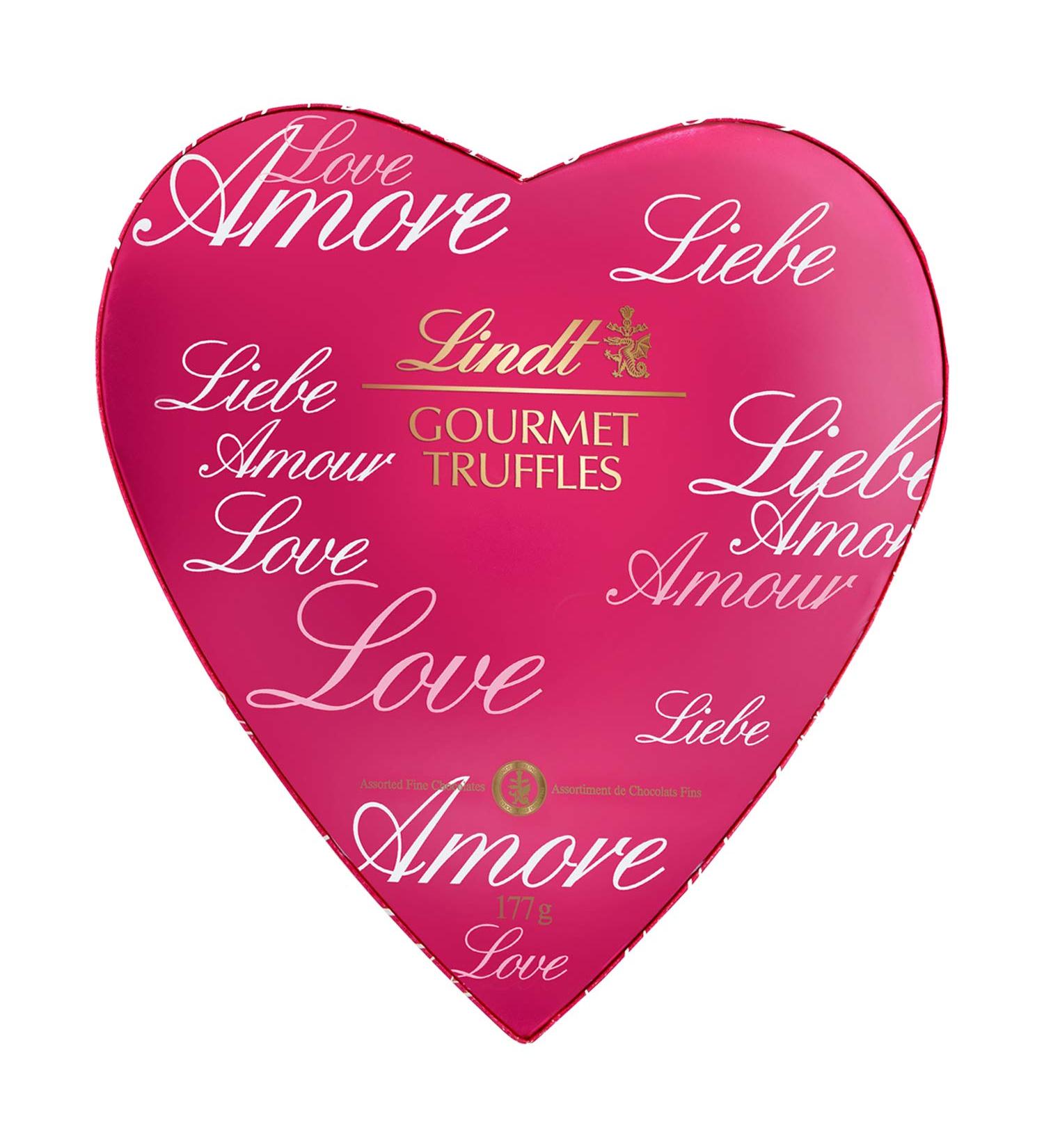 Lindt Lindt Valentine Gourmet Truffles Heart (Assorted Fine Chocolates) Gift Box 177g 177 Grams - Buy Online on SooperMarket.com