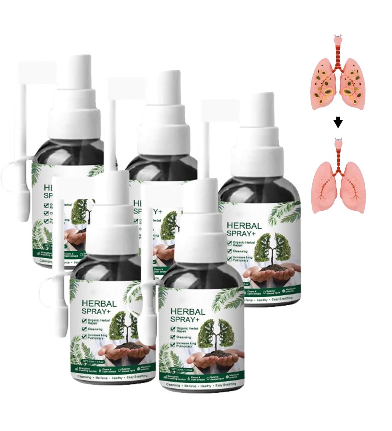 New Trending Medilisk Lung Cleansing Spray Googeer Herbal Lung Cleanse Mist Herbal Lung Cleansing Spray Herbal Spray Cleansing Lung Medilisk Herbal Spray Respinature Spray (5pcs) - Buy Online on SooperMarket.com