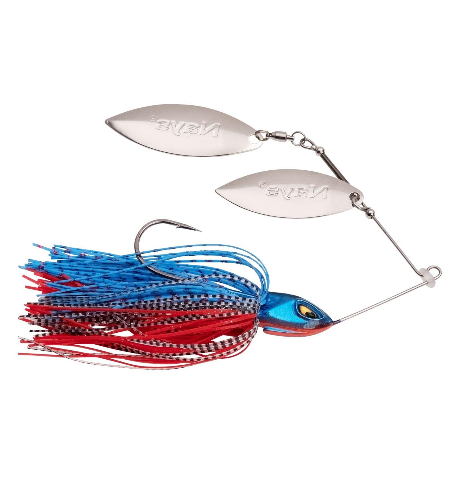 Nays MZ RNNR Size L 18g Spinnerbait Hardbait Metal Lure Spinner Maze Runner for predatory fish for pike zander and perch (D-06)