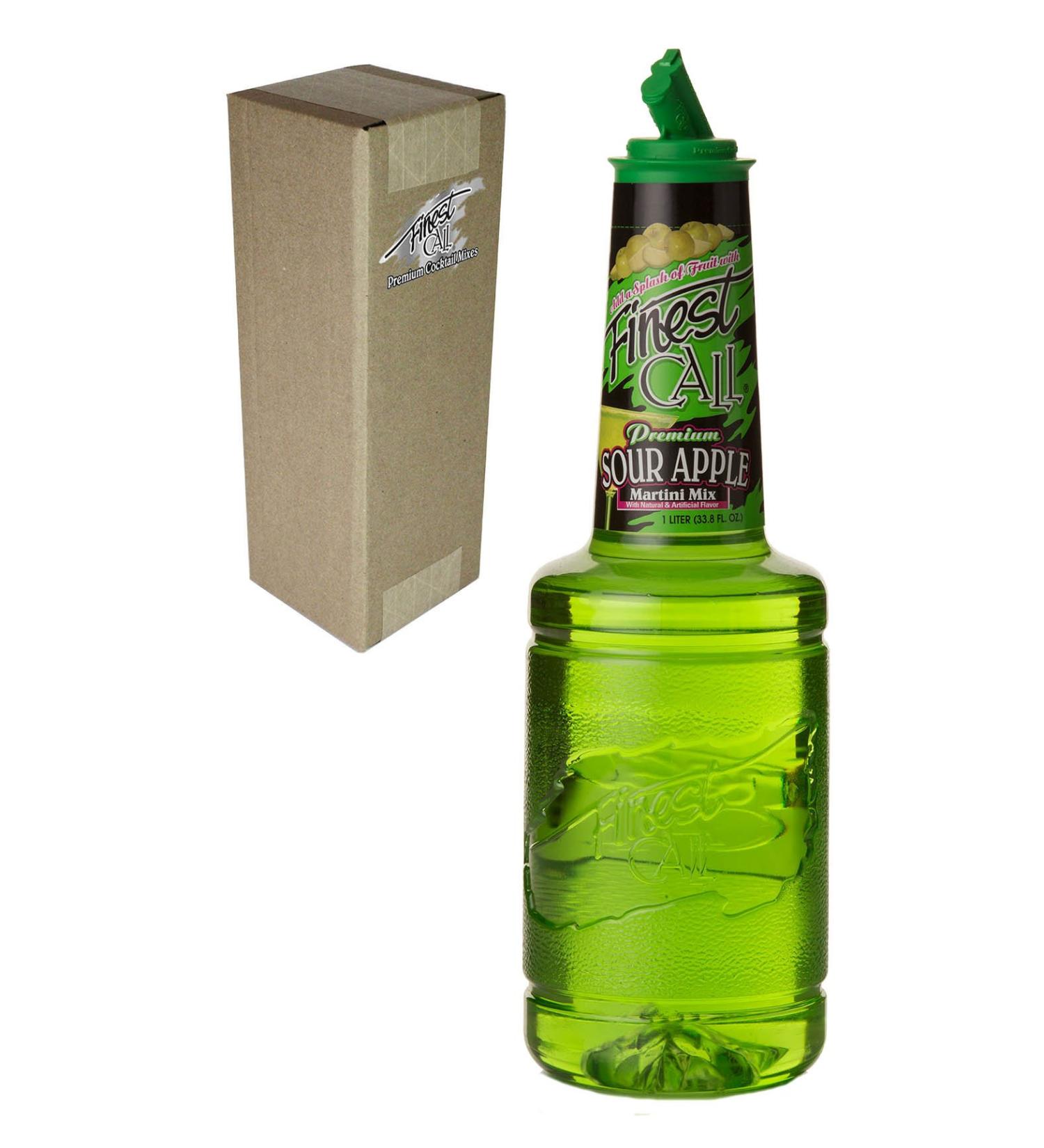 Finest Call Premium Sour Apple Martini Drink Mix  1 Liter Bottle (33.8 Fl Oz)  Individually Boxed 33.8 Fl Oz (Pack of 1) - Buy Online on SooperMarket.com