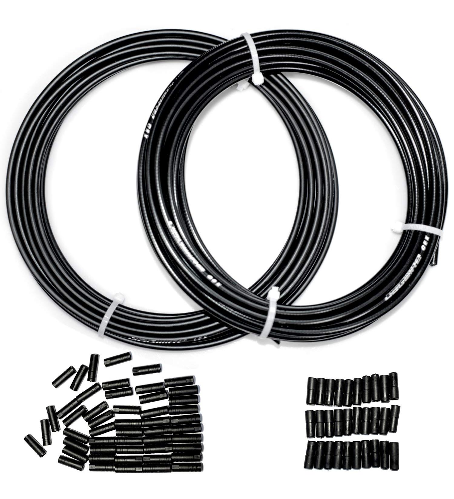 Farbetter 50ft Bicycle Brake & Shifter Cable Housing Kit with 80 PCS Caps - Buy Online on SooperMarket.com