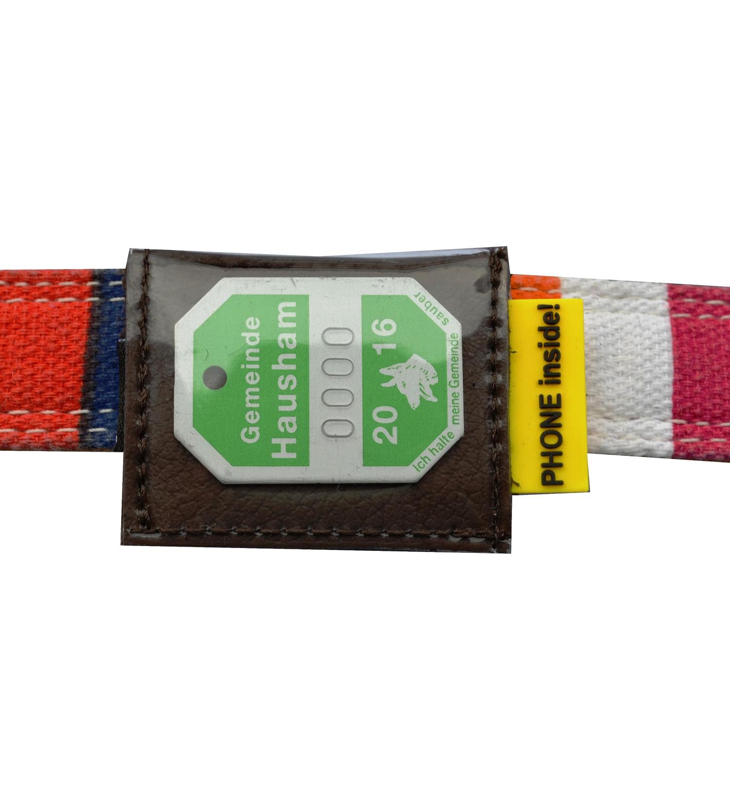 Josi.li Dark Brown Protective Cover for Berlin Dog Brand - Leather Pocket for Collars up to 35mm & Dishes | International Shipping Available - Buy Online on SooperMarket.com
