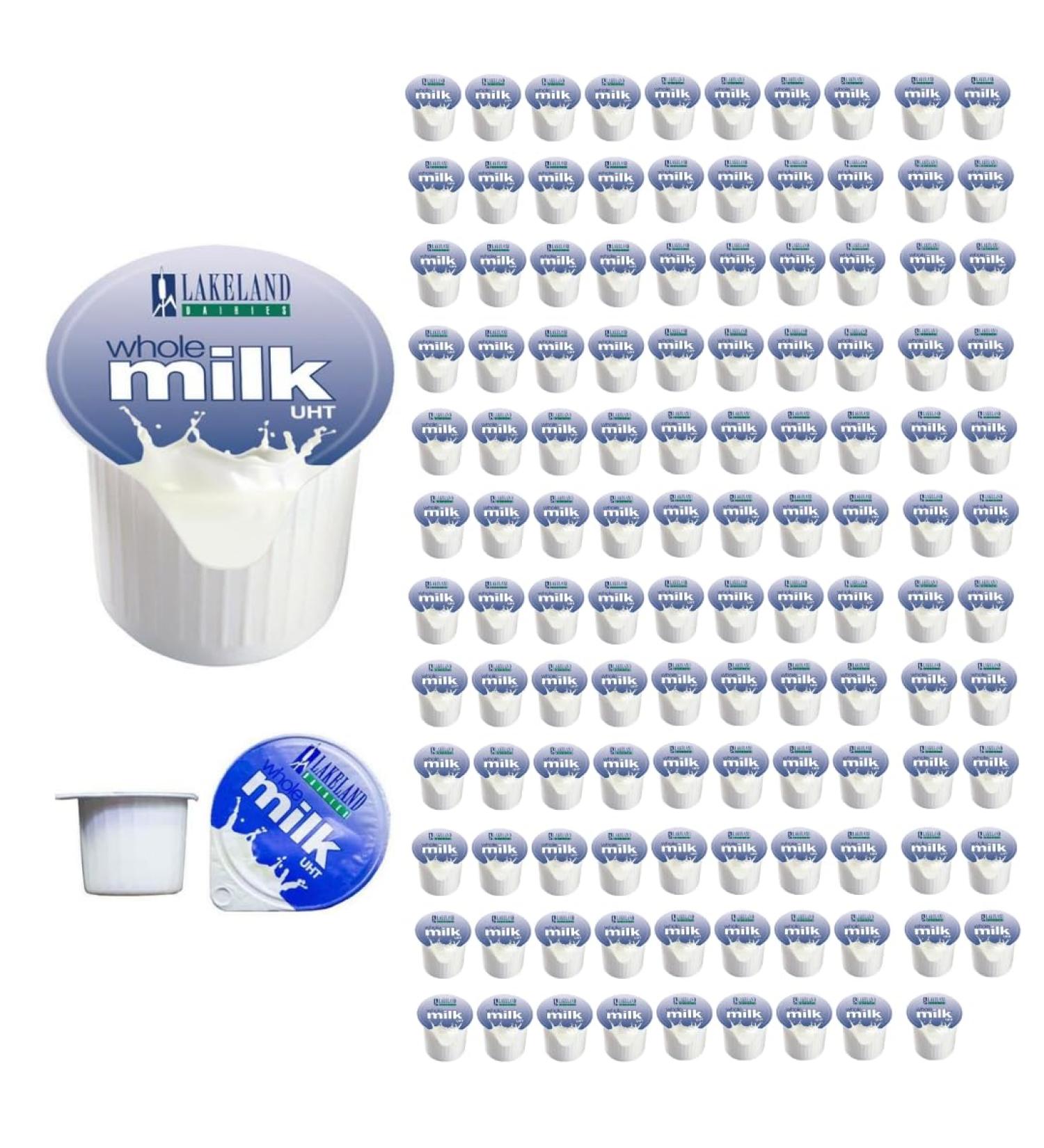 Lakeland Full Fat Milk Pots (Pack of 120)