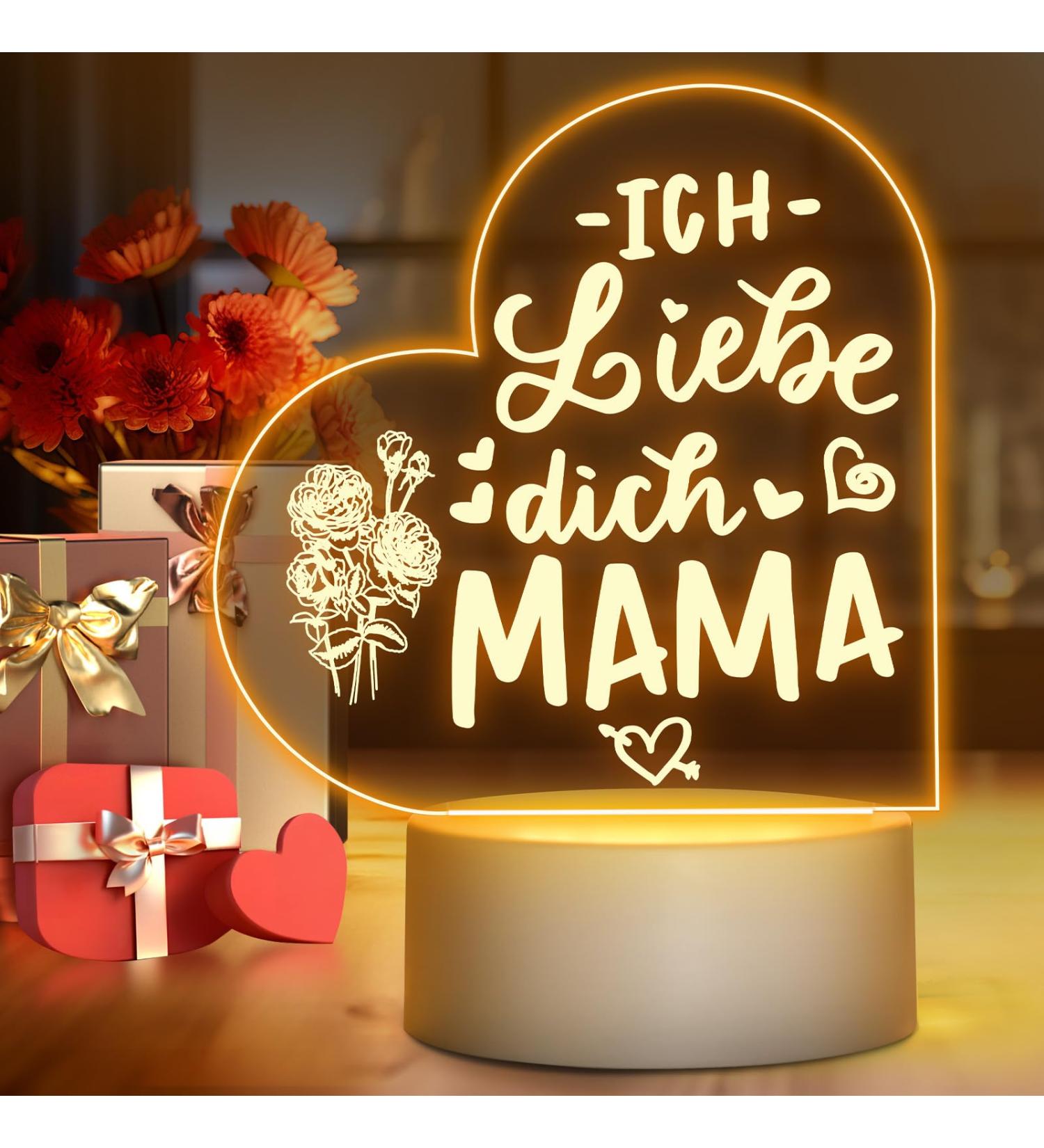 Winzwon Personalized Night Light - Unique Gifts for Mom | Birthday Mother's Day Thanksgiving & Christmas Presents - Buy Online on SooperMarket.com