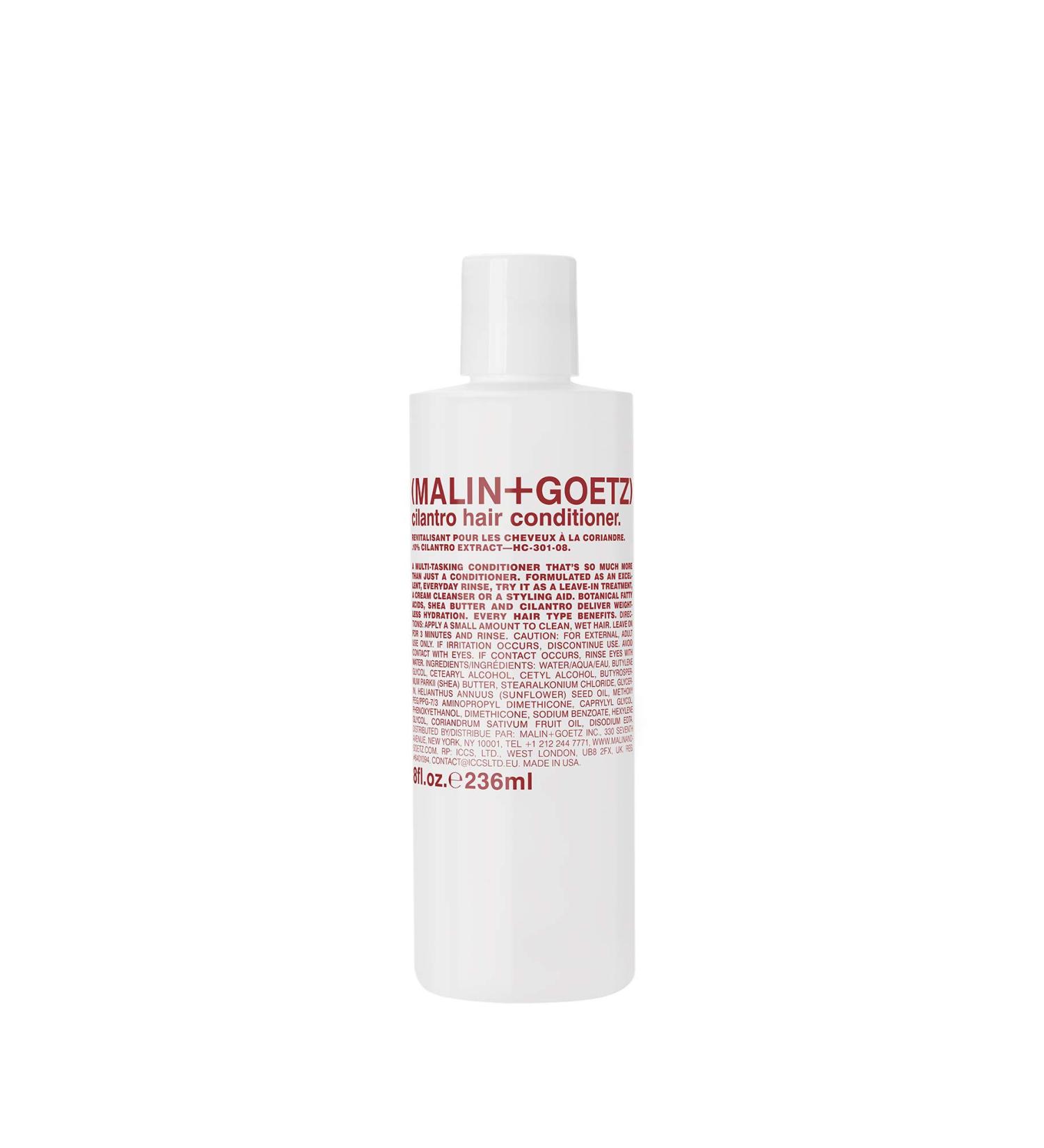Malin + Goetz Cilantro Conditioner - Lightweight Scalp Treatment | Residue-Free, Hydrating, and pH-Balancing | Vegan and Cruelty-Free | 8 Fl Oz - Buy Online on SooperMarket.com