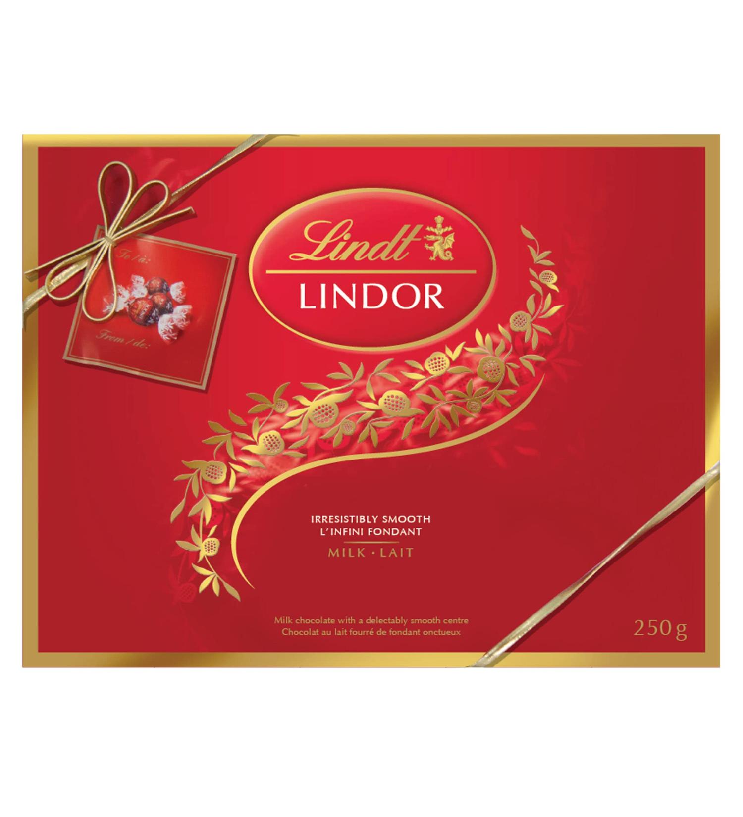 Lindt LINDOR Prestige Milk Chocolate Truffles Gift Box 250 Grams Milk 250g - Buy Online on SooperMarket.com