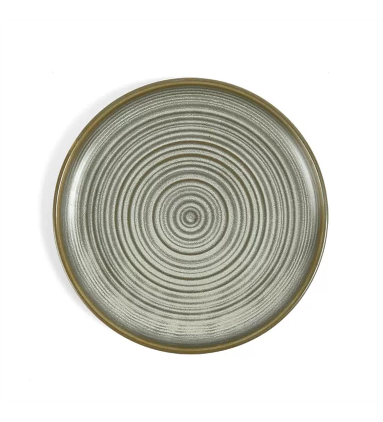 Serving Plates Steak Plate Ceramic Dinner Plate Circular Household Flat Plate Dinner Dessert Plate Kitchen Restaurant Ceramic Flat Plate for Appetizer Dinner and Desserts (Color : B) - Buy Online on SooperMarket.com