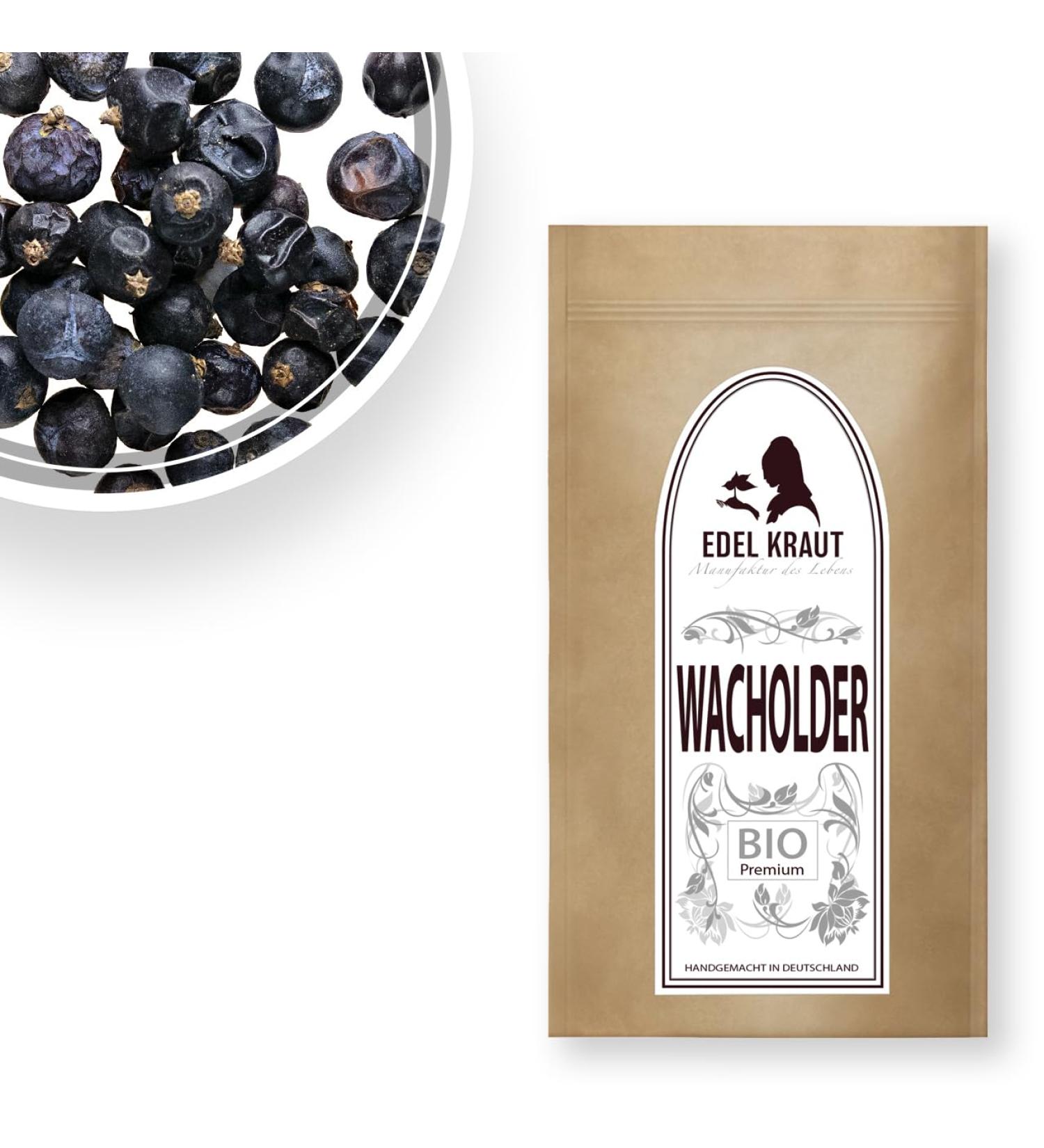 Buy Organic Juniper Berries 500g - Whole & Dried Superfood | EDEL KRAUT - RAW Vegan Pure - Buy Online on SooperMarket.com