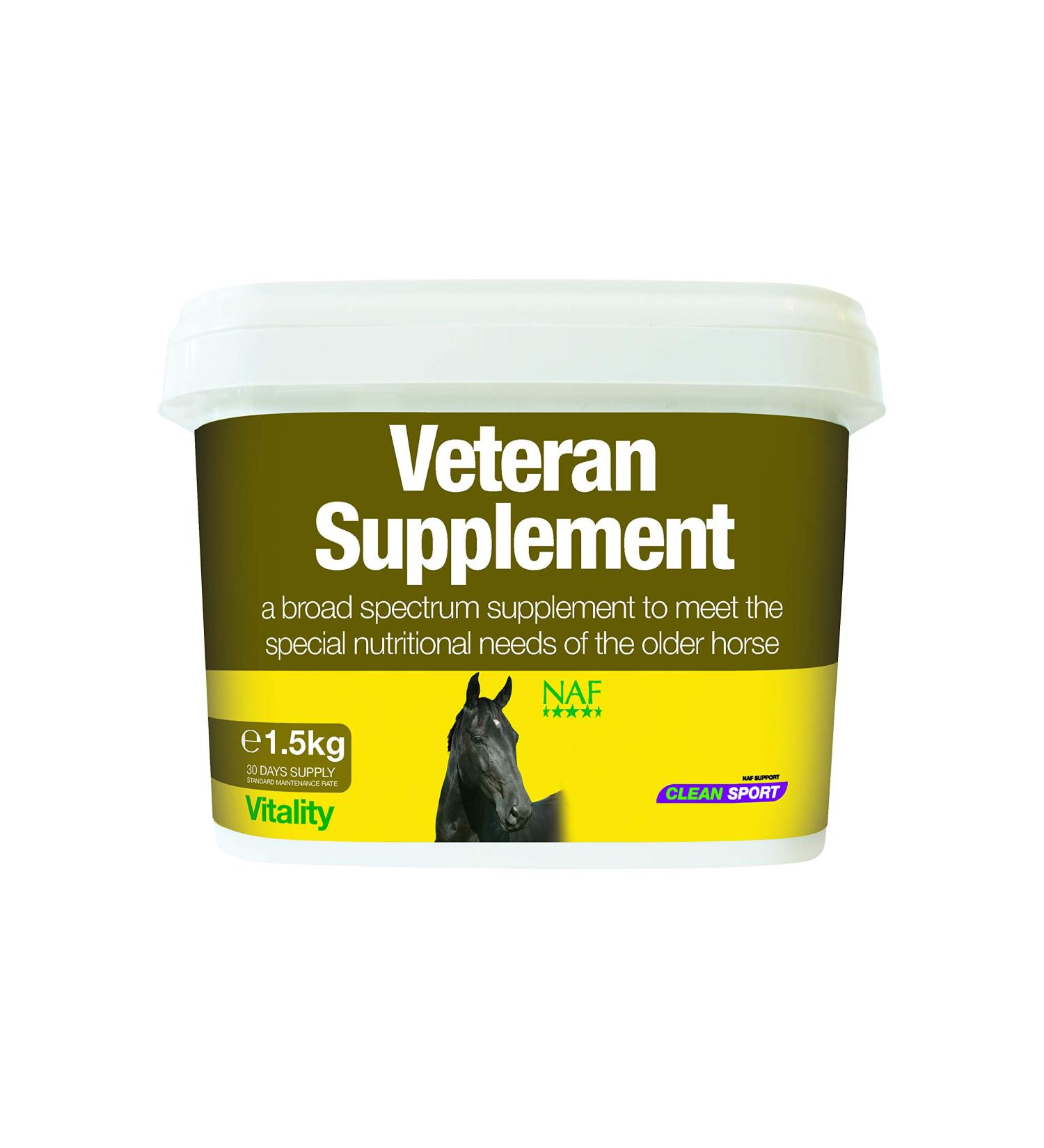 NAF Veteran Supplement 1.5 kg clear 1.5 kg