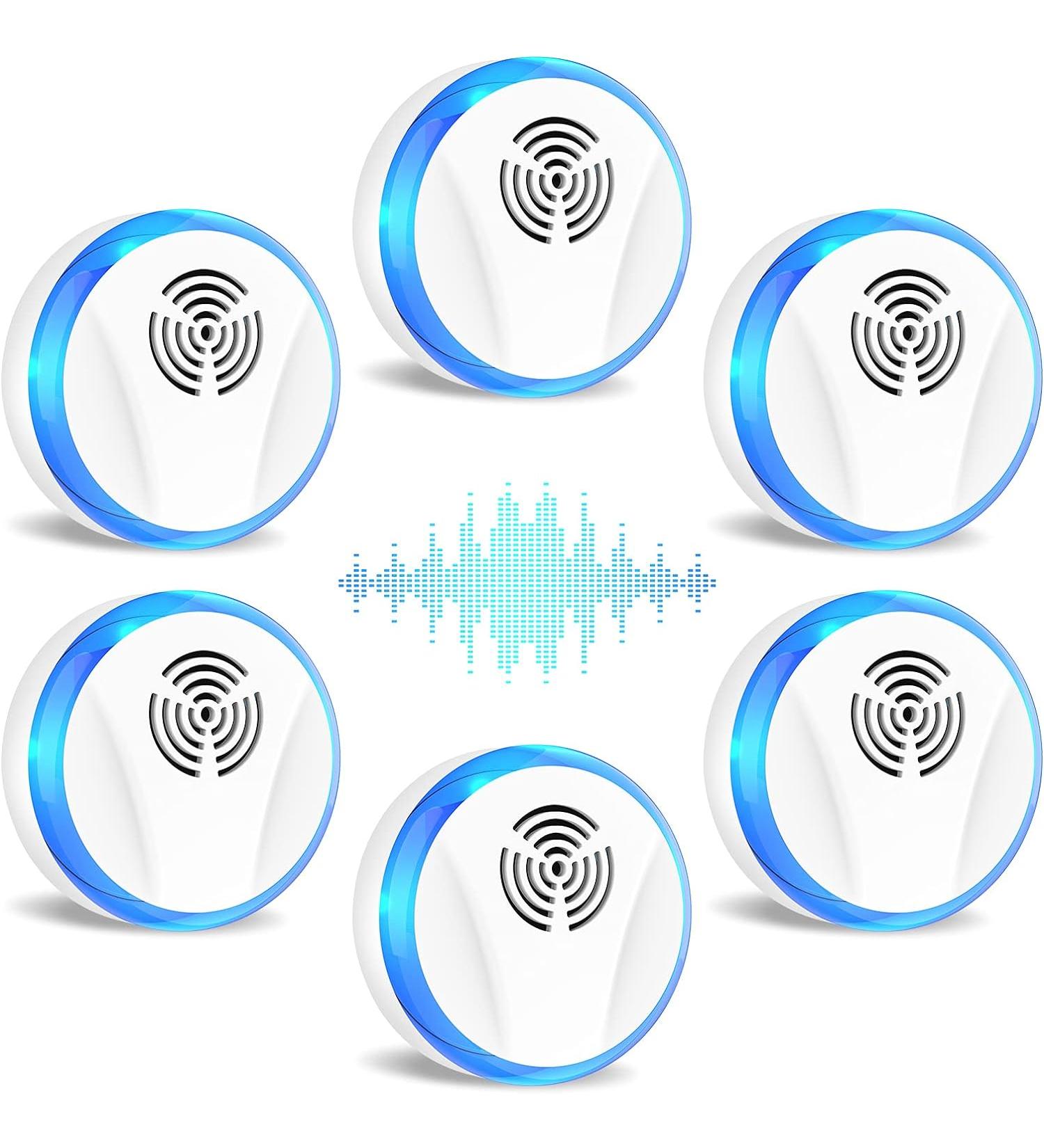 Lickoon Ultrasonic Pest Repeller 6 Pack - Indoor Pest Control for Insects  Roaches  Mice  Spiders  Ants  Bugs & Mosquitoes | Electronic Repellent for Home  Office  Garage  Warehouse & Hotel - Buy Online on SooperMarket.com
