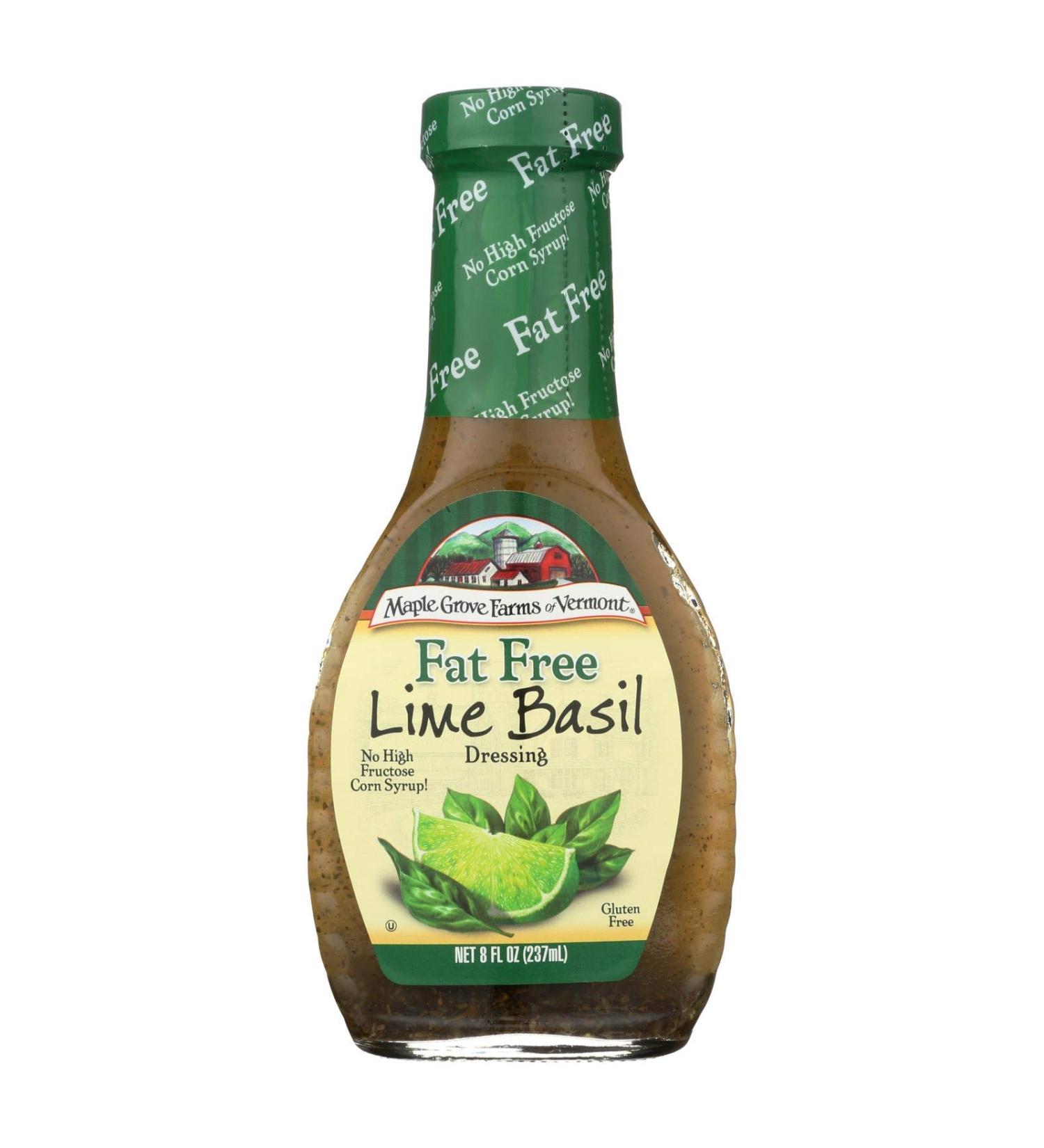 Maple Grove, Dressing Vngrt Ff Lime Basi, 8-Ounce