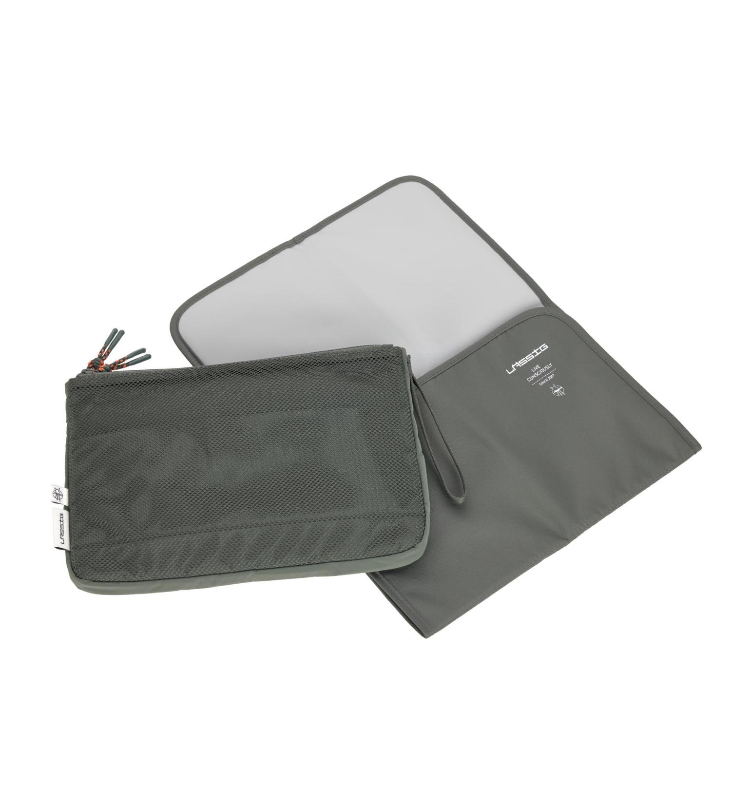 L SSIG Baby Diaper Bag with Changing Mat | Olive Casual Changing Organizer - Shop Now for International Shipping! - Buy Online on SooperMarket.com