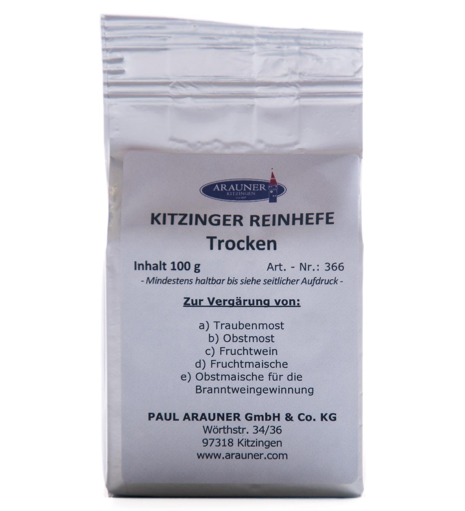 Kitzinger pure yeast 100 g - dry yeast for winemaking