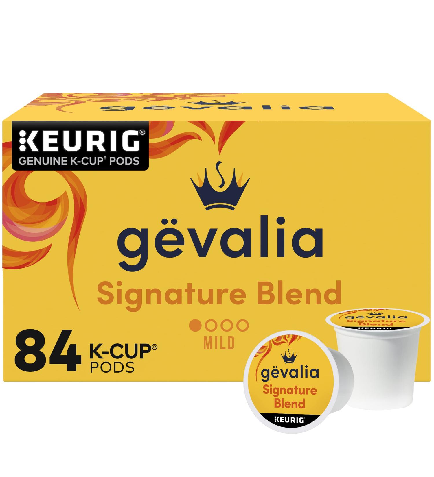 Gevalia Signature Blend Mild Light Roast K-Cup Coffee Pods - 84 ct Box - Buy Online on SooperMarket.com