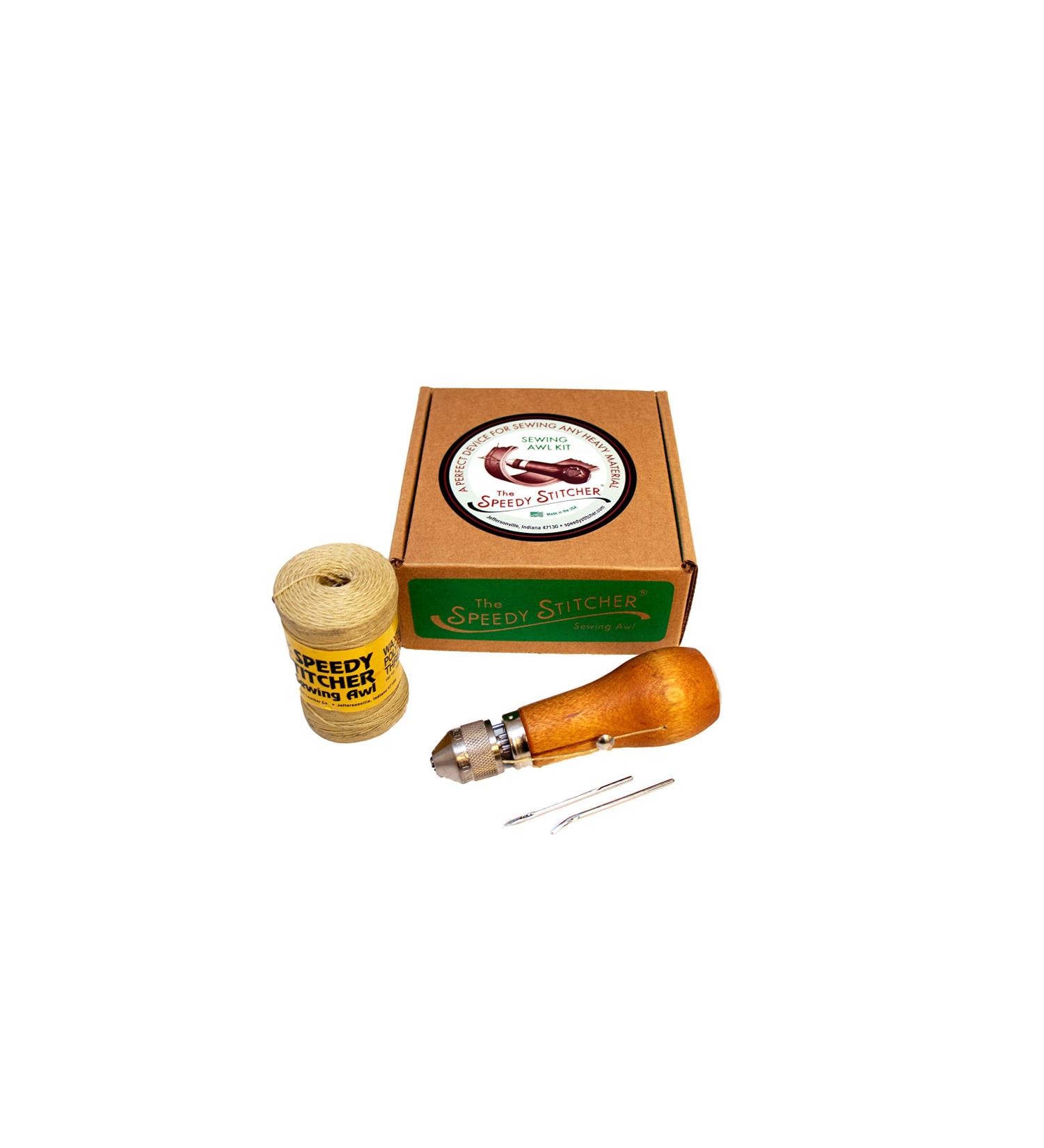 Speedy Stitcher Sewing Awl Kit - Durable Handheld Sewing Tool for DIY Projects - Buy Online on SooperMarket.com