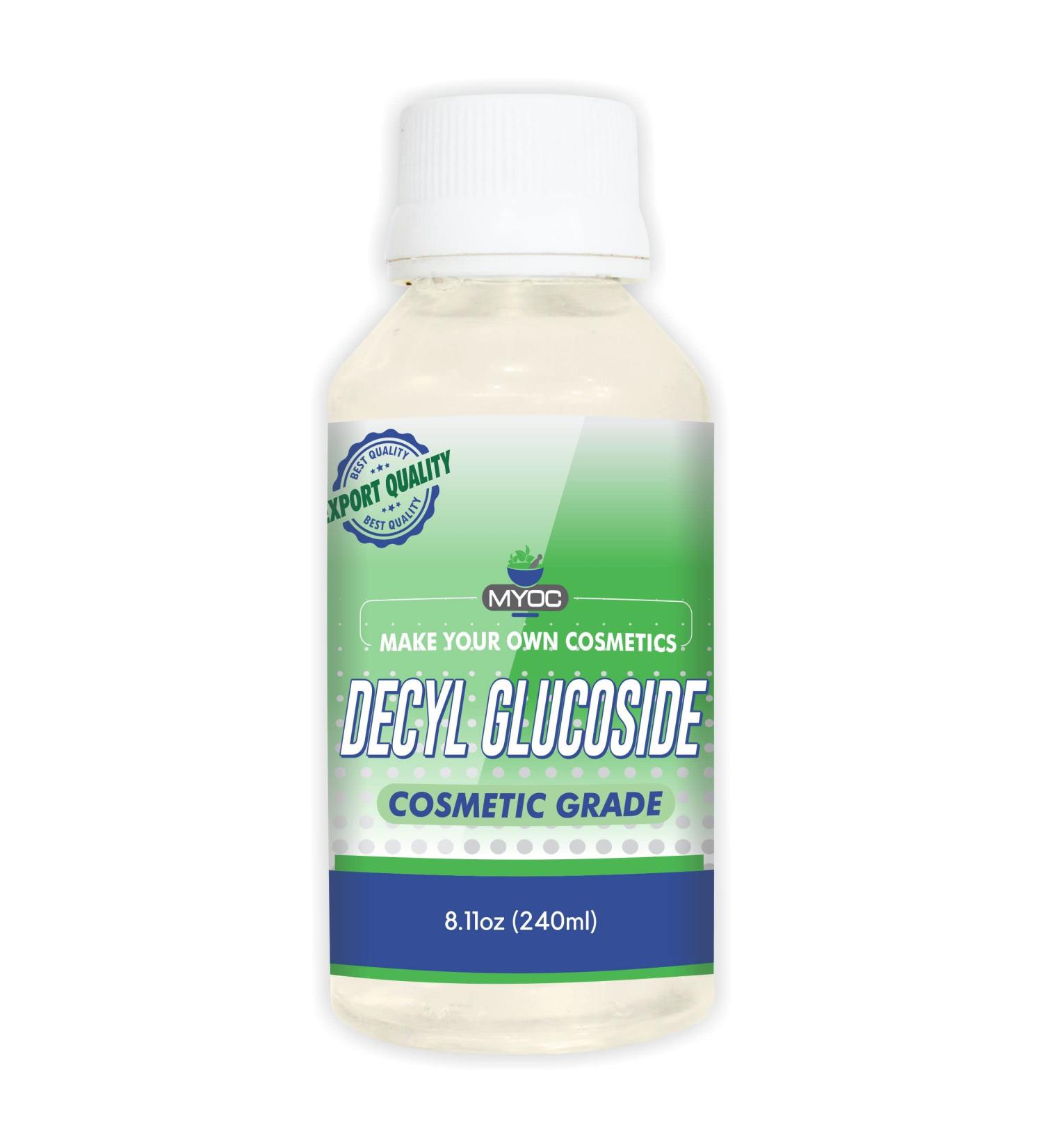 Myoc Decyl Glucoside 240 ml Decyl Glucoside Cosmetic Grade Decyl Glucoside Surfactant Decyl Glucoside for Skin Decyl Glucoside for Hair Decyl Glucoside Making Cosmetic Decyl Glucoside Bulk - Buy Online on SooperMarket.com
