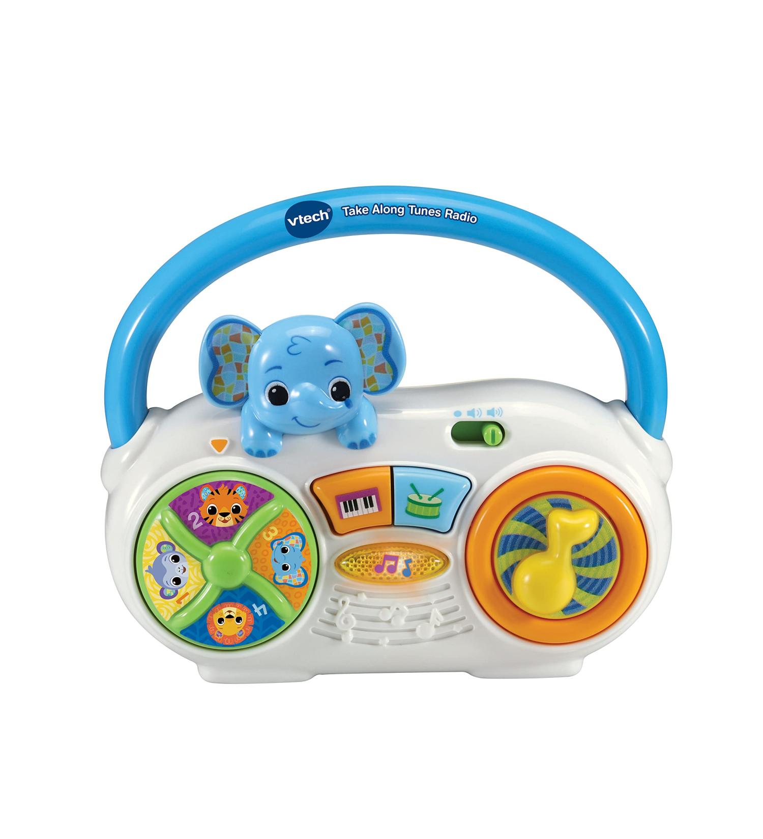 VTech 533303 Baby Take Along Tunes Radio - Multi-Colour Portable Sound for Infants | International Shipping Available - Buy Online on SooperMarket.com