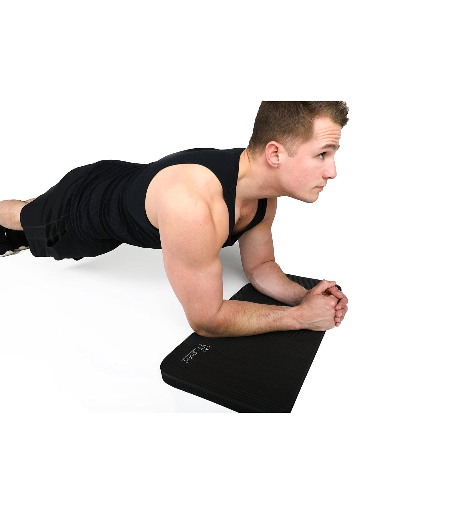 Impulse Fitness Knee Mat - Extra Thick 25mm Cushioned Pad for Knees & Elbows | Portable Exercise Mat for Planks, Ab Rollers, Yoga - Buy Online on SooperMarket.com