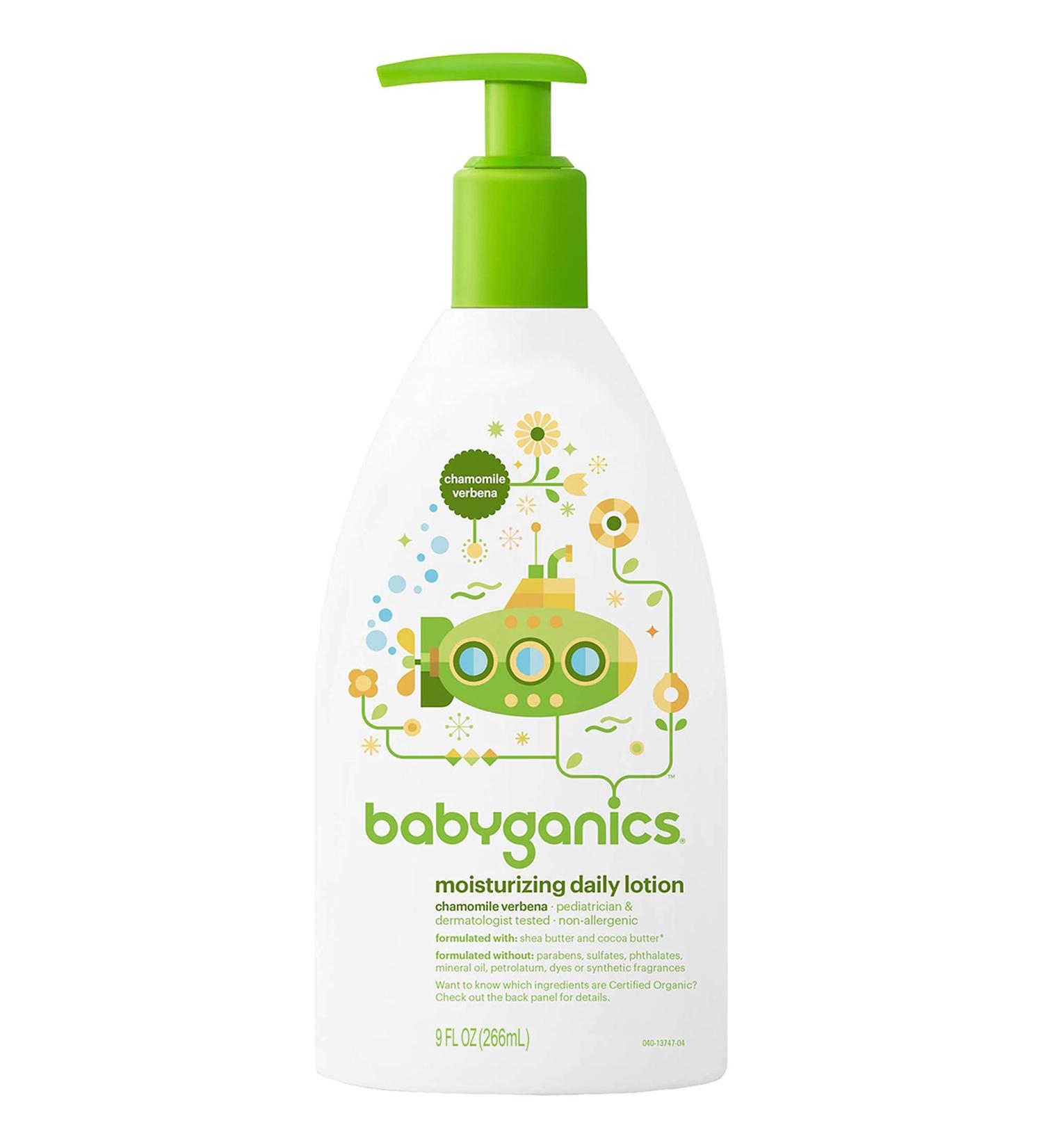 Buy Babyganics Daily Lotion CV 9 Ounce - Moisturizing Baby Lotion for Sensitive Skin - International Shipping Available - Buy Online on SooperMarket.com