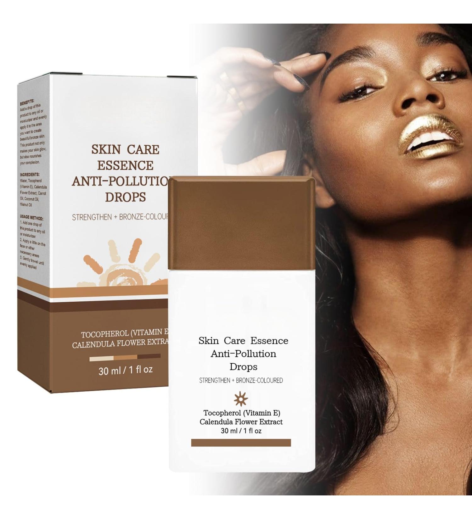 Fake Tan Peptide Serums Anti-Pollution Bronzing Drops Tanning Accelerator Cream Face Self Tanning Cream Face And Body Bronzing Skin Serums Liquid Bronzer Cream Bronzing Drops For Face And Body 30 ml - Buy Online on SooperMarket.com